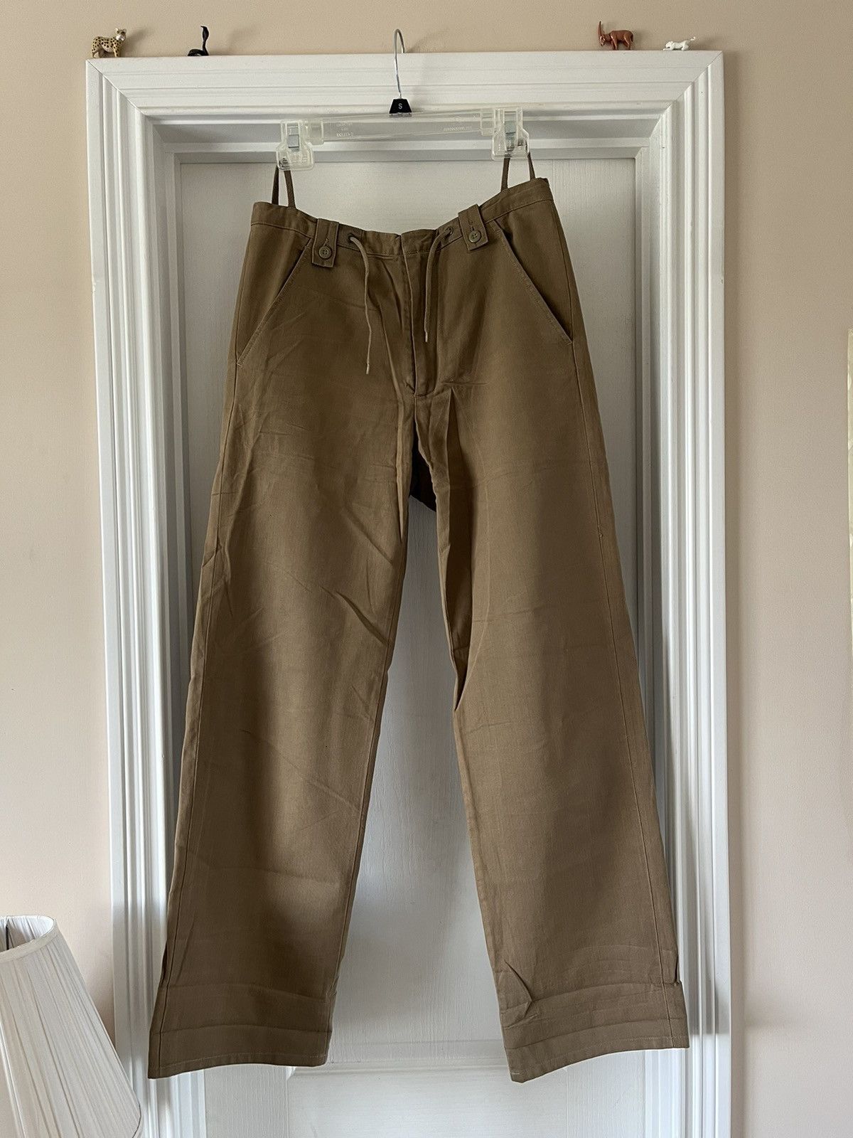 Helmut Lang Helmut lang archive drawstring trousers | Grailed