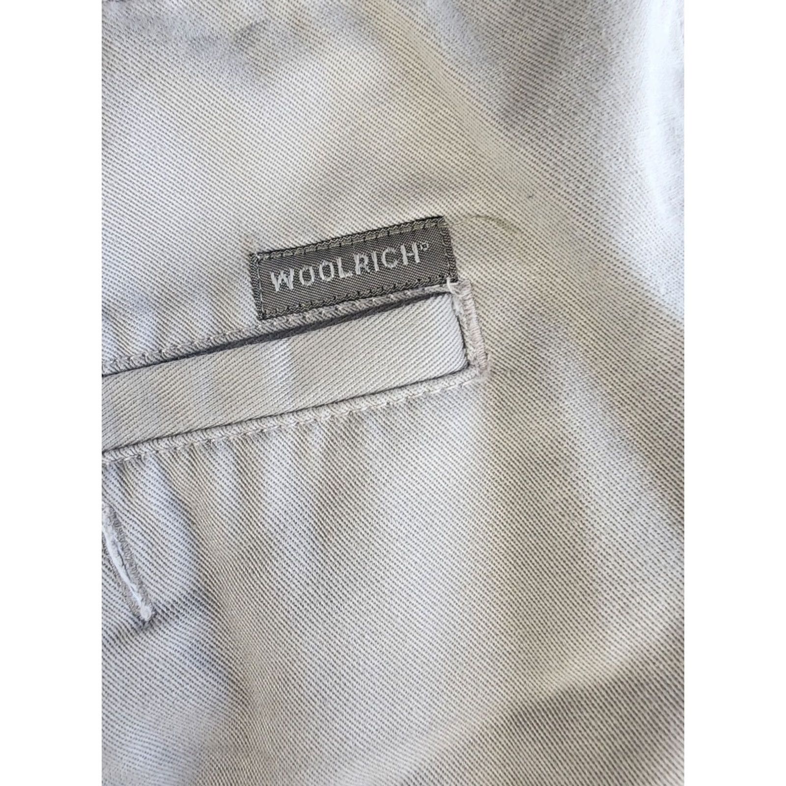 Vintage Woolrich Shorts Mens Flat Front Size 40 Beige Cotton Nylon Polyester Khaki Casual Regular Size US 40 / EU 56 - 3 Thumbnail