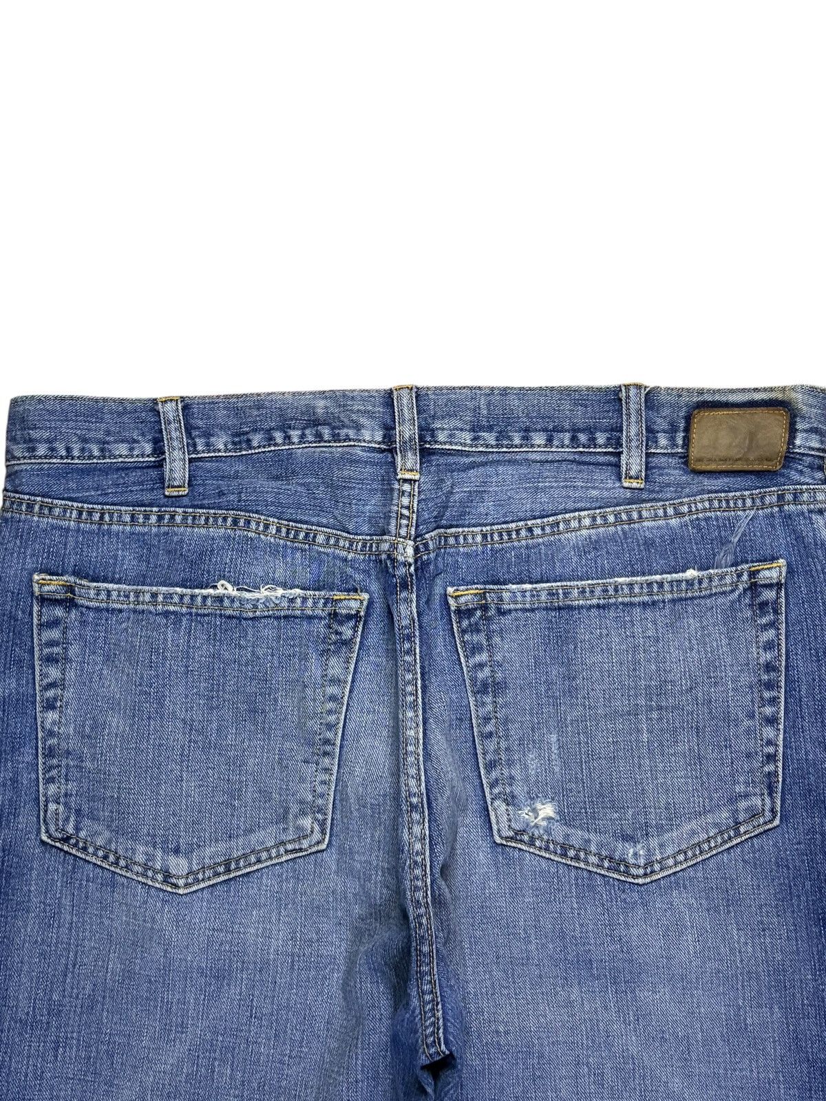 Gap Vintage Gap Faded Wash Distressed Flare Bootcut Jeans Size US 36 / EU 52 - 8 Thumbnail