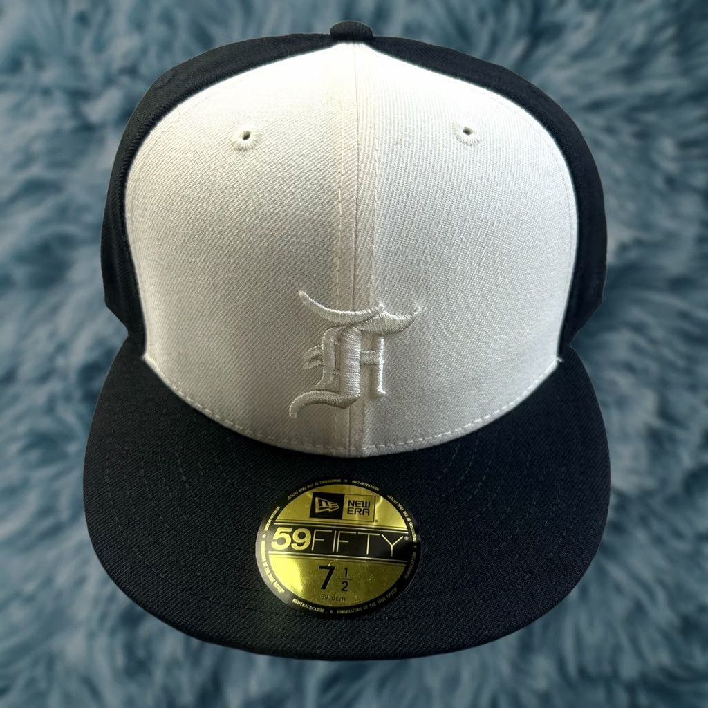Fear of God (7 5/8) Black FOG New Era Essentials Fitted Hat | Grailed
