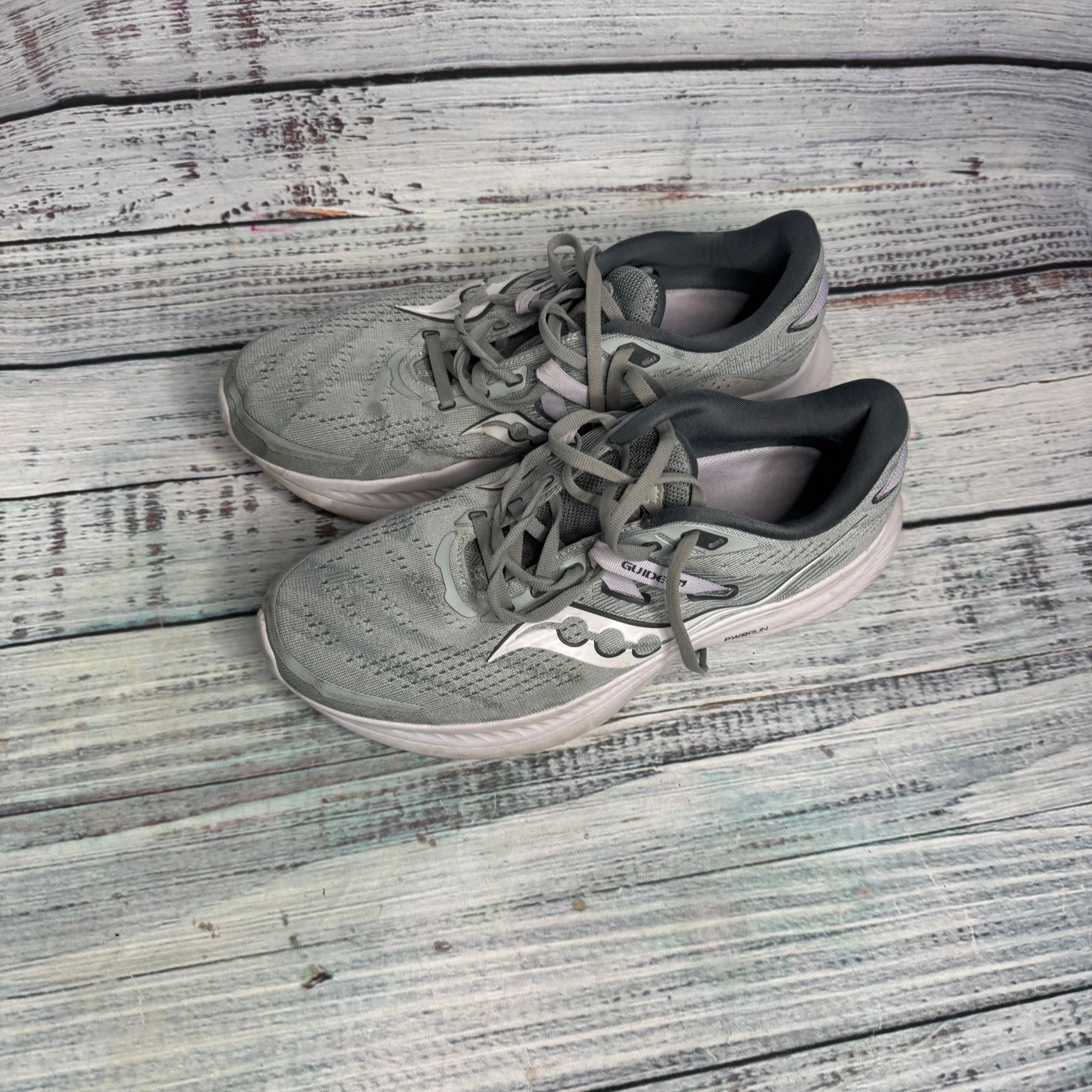 Saucony Saucony Guide 16 Women's Running Concrete, Mauve S10810-22 Size US 10 / IT 40 - 3 Thumbnail