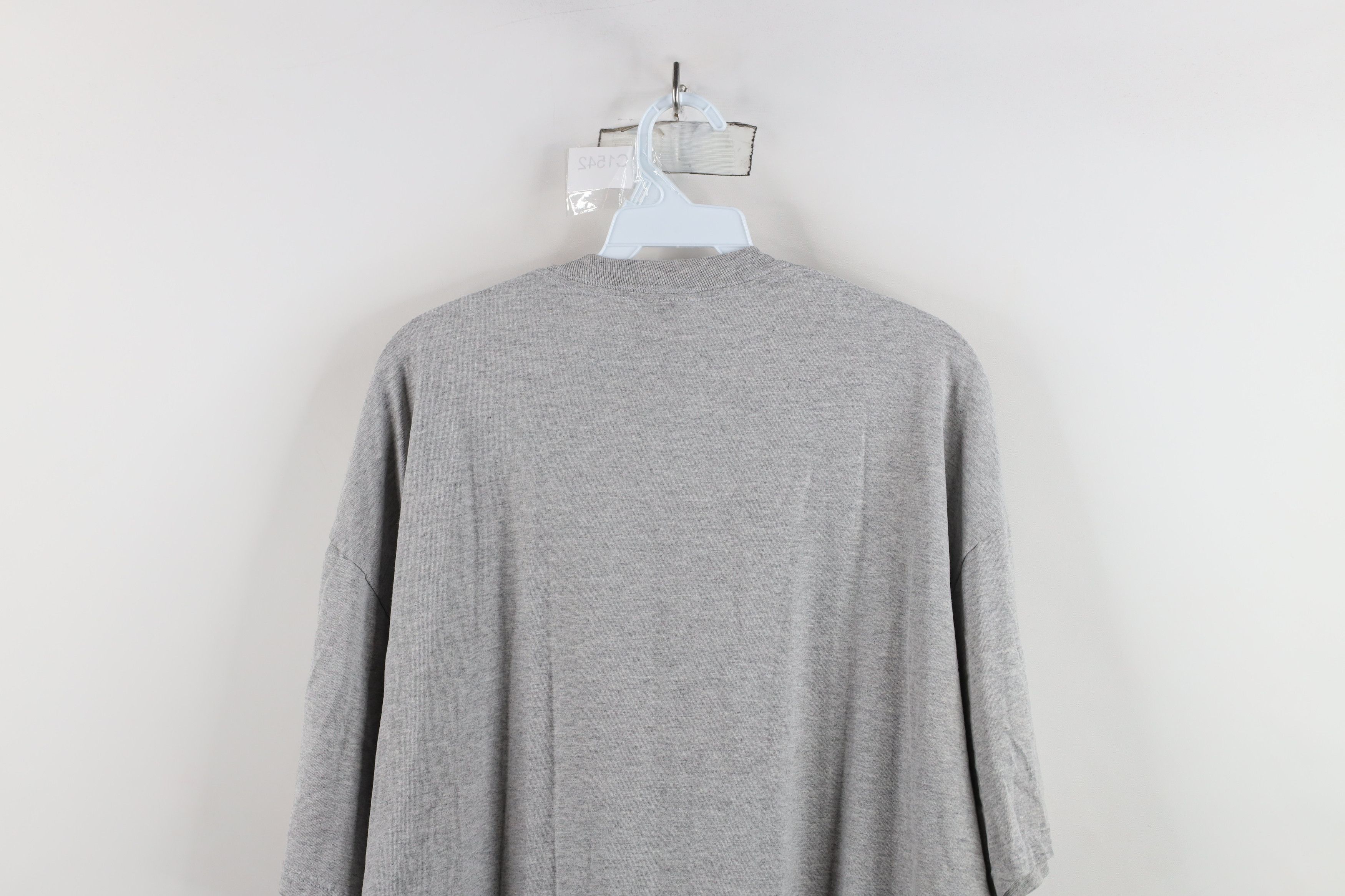 Vintage Vintage 90s Streetwear Heavyweight T-Shirt Heather Gray Size US L / EU 52-54 / 3 - 12 Thumbnail