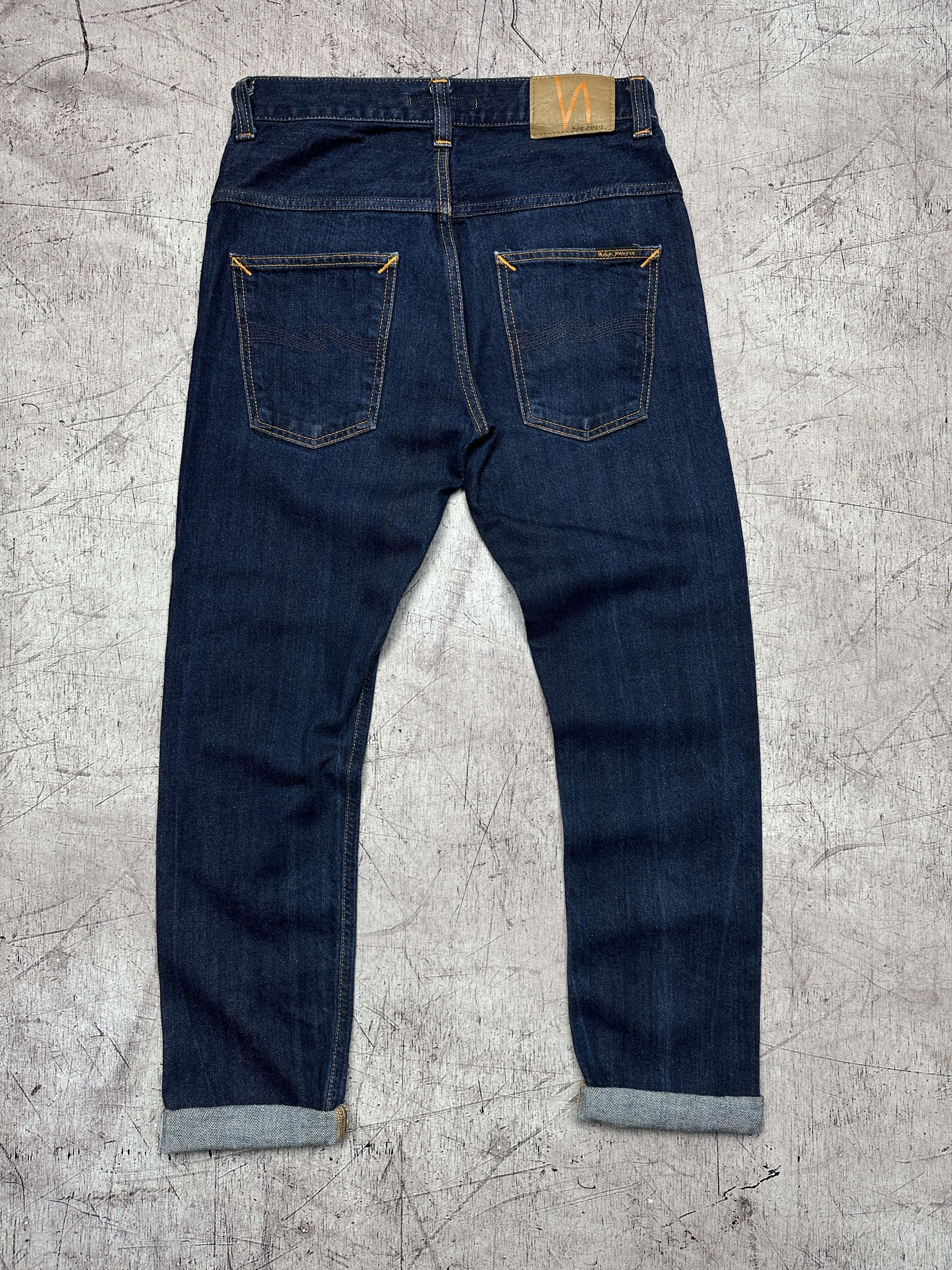 Japanese Brand Nudie Jeans Thin Finn Mens Selvadge Denim Pants Size US 31 - 1 Thumbnail