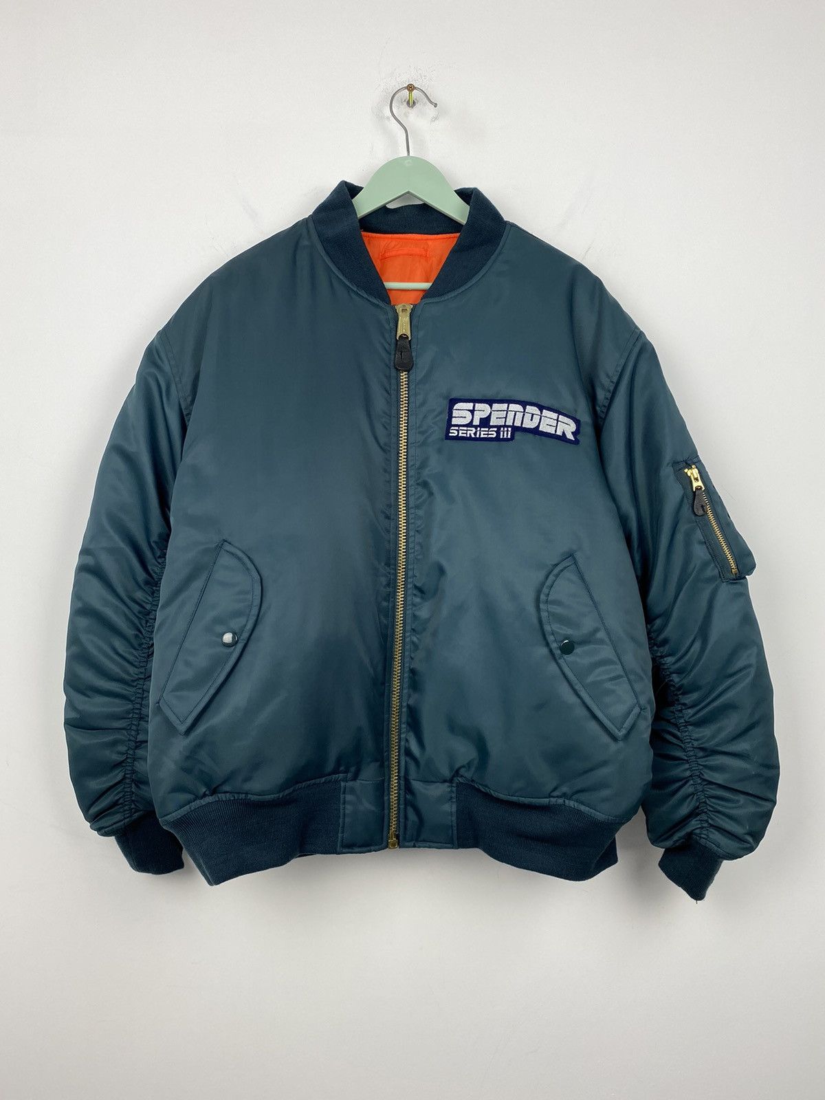 Vintage Alpha MA-1 Bomber Flyer’s Jacket Schott Y2K Size US L / EU 52-54 / 3 - 1 Thumbnail
