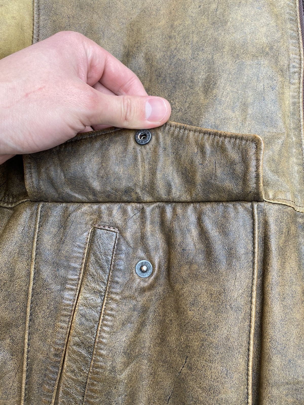 Leather Vintage Brown Leather Bomber Jacket Size US S / EU 44-46 / 1 - 10 Thumbnail