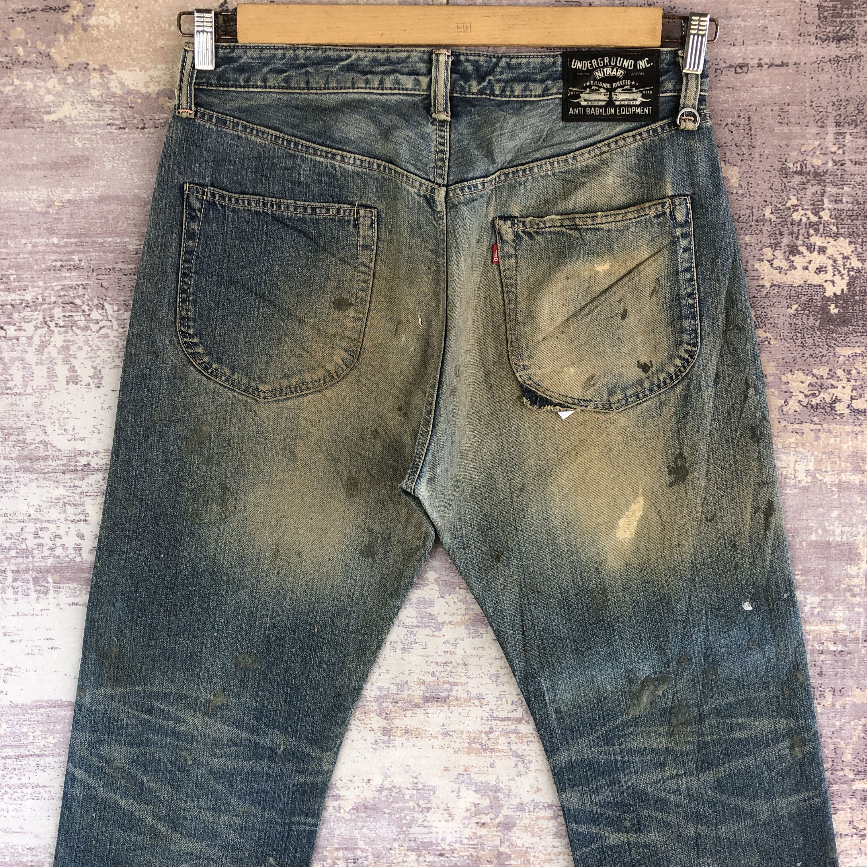 Nitraid Vintage Nitraid Anti Babylon Japan Jeans Mud Wash Denim Size US 34 / EU 50 - 4 Thumbnail