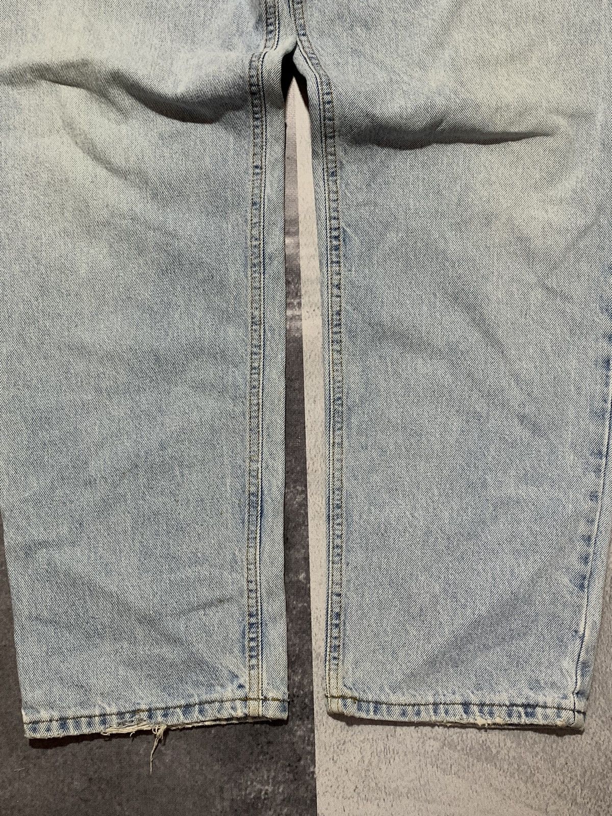 Calvin Klein × Vintage Vintage 90s Made in USA Calvin Klein wide blue jeans size 38 Size US 38 / EU 54 - 11 Thumbnail