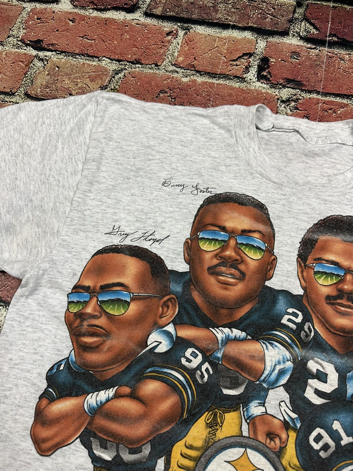 NFL VINTAGE Pittsburgh Steelers BAD BOYS T Shirt Xplosion 1994 Size US L / EU 52-54 / 3 - 6 Thumbnail