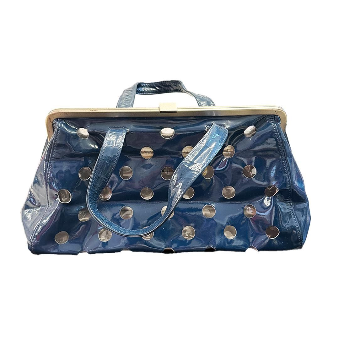 Comme des Garcons × Junya Watanabe CDG Junya Watanabe Enamel Dot Blue Hand Bag Size ONE SIZE - 1 Thumbnail
