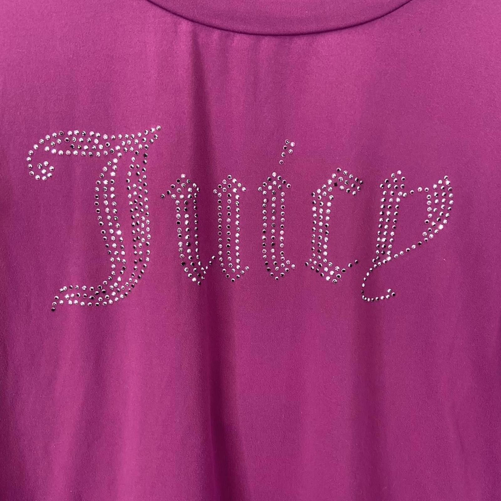 Juicy Couture Jeans Juicy Couture purple rhinestone bedazzle T-Shirt Size M Size M / US 6-8 / IT 42-44 - 2 Thumbnail