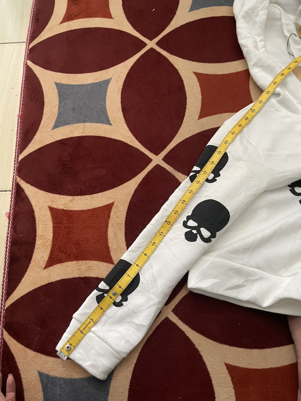 Japanese Brand Hoodi ziper crazy skull aop Size US M / EU 48-50 / 2 - 6 Thumbnail