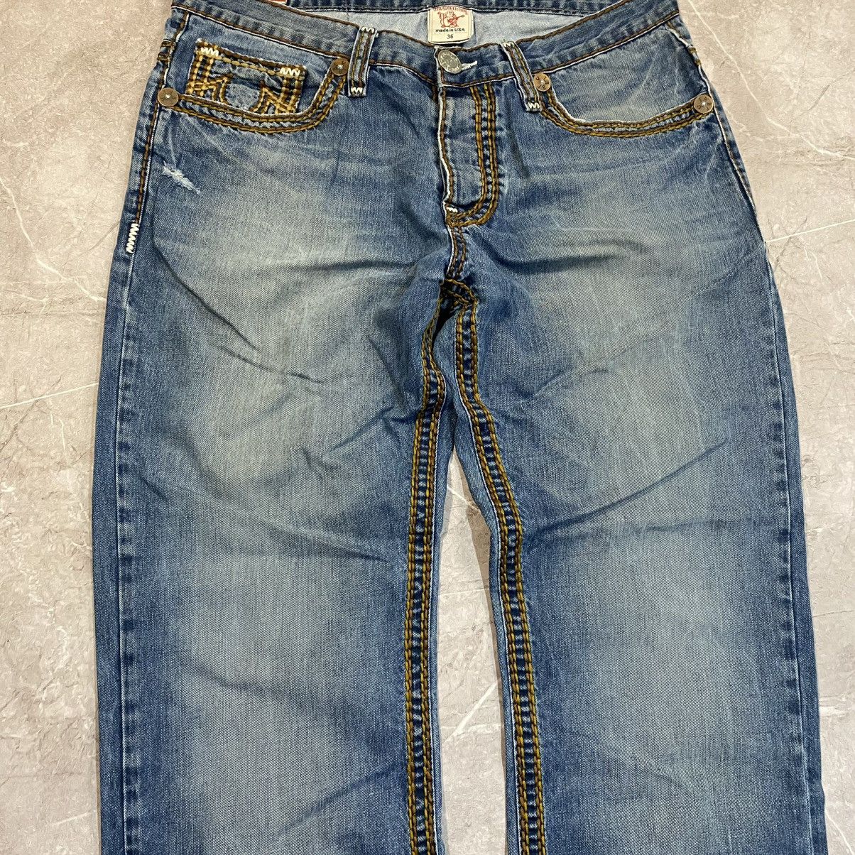 Other VINTAGE TRUE RELIGION DENIM PANTS STREETWEAR BIG LOGO 00s Size US 36 / EU 52 - 10 Thumbnail
