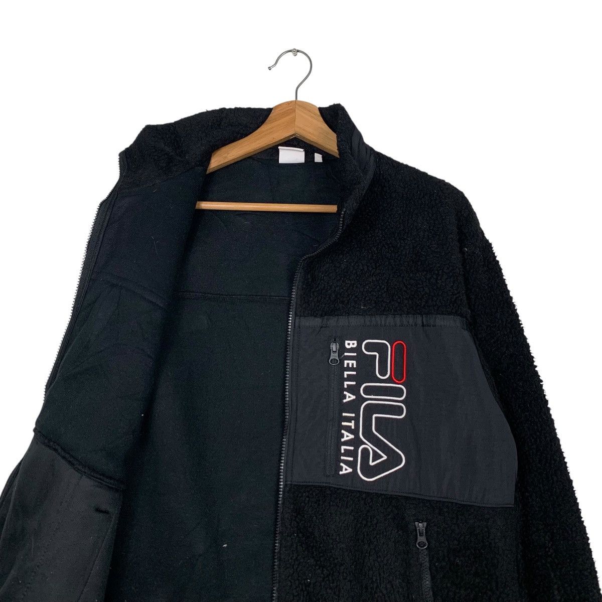 Fila FILA Embroidered Logo Zipper Fleece Jacket #1888-C82 Size US M / EU 48-50 / 2 - 10 Thumbnail