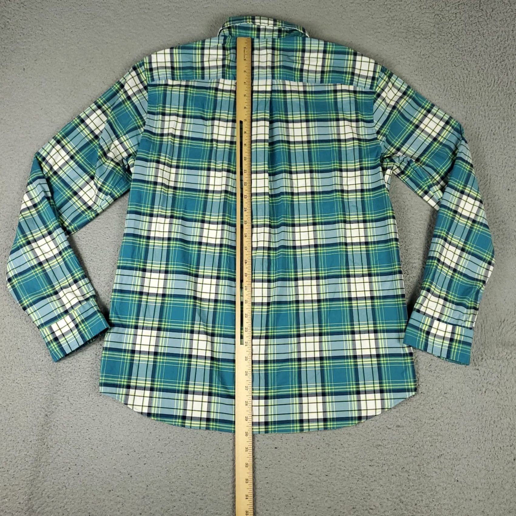 Vineyard Vines Vineyard Vines Shirt Mens Medium Green Plaid Performance Button Up Long Sleeve Size US M / EU 48-50 / 2 - 3 Thumbnail
