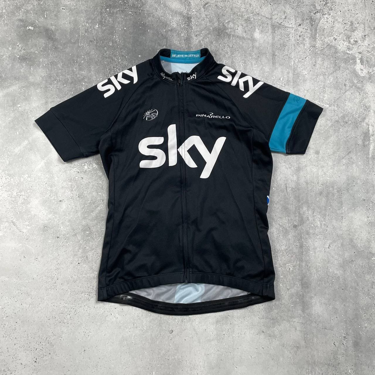 Rapha Rapha Sky Pro Cycling Women’s Team SS Jersey Black/ Blue Size M / US 6-8 / IT 42-44 - 1 Thumbnail