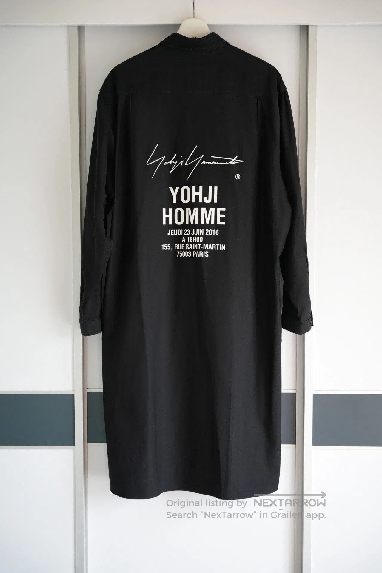 Yohji Yamamoto Yohji Yamamoto Signature Printed Work Shirt. Size US M / EU 48-50 / 2 - 1 Thumbnail