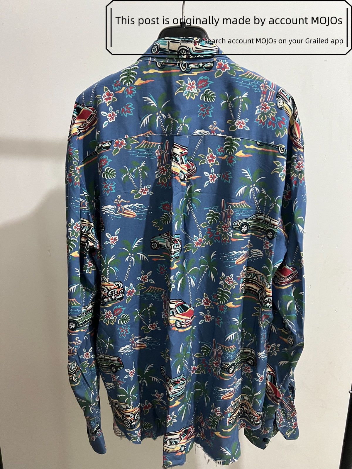 Saint Laurent Paris Sz 41 Saint Laurent Paris 17SS Beach Pattern Shirt mojos1236 Size US L / EU 52-54 / 3 - 2 Thumbnail