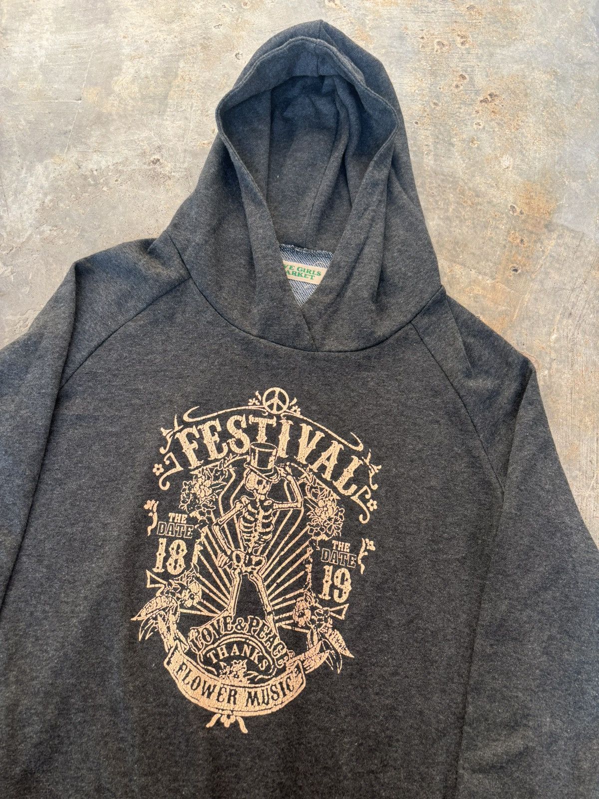 Hysteric Glamour Love Girls Market Festival Love & Peace Hoodie Size US M / EU 48-50 / 2 - 3 Thumbnail