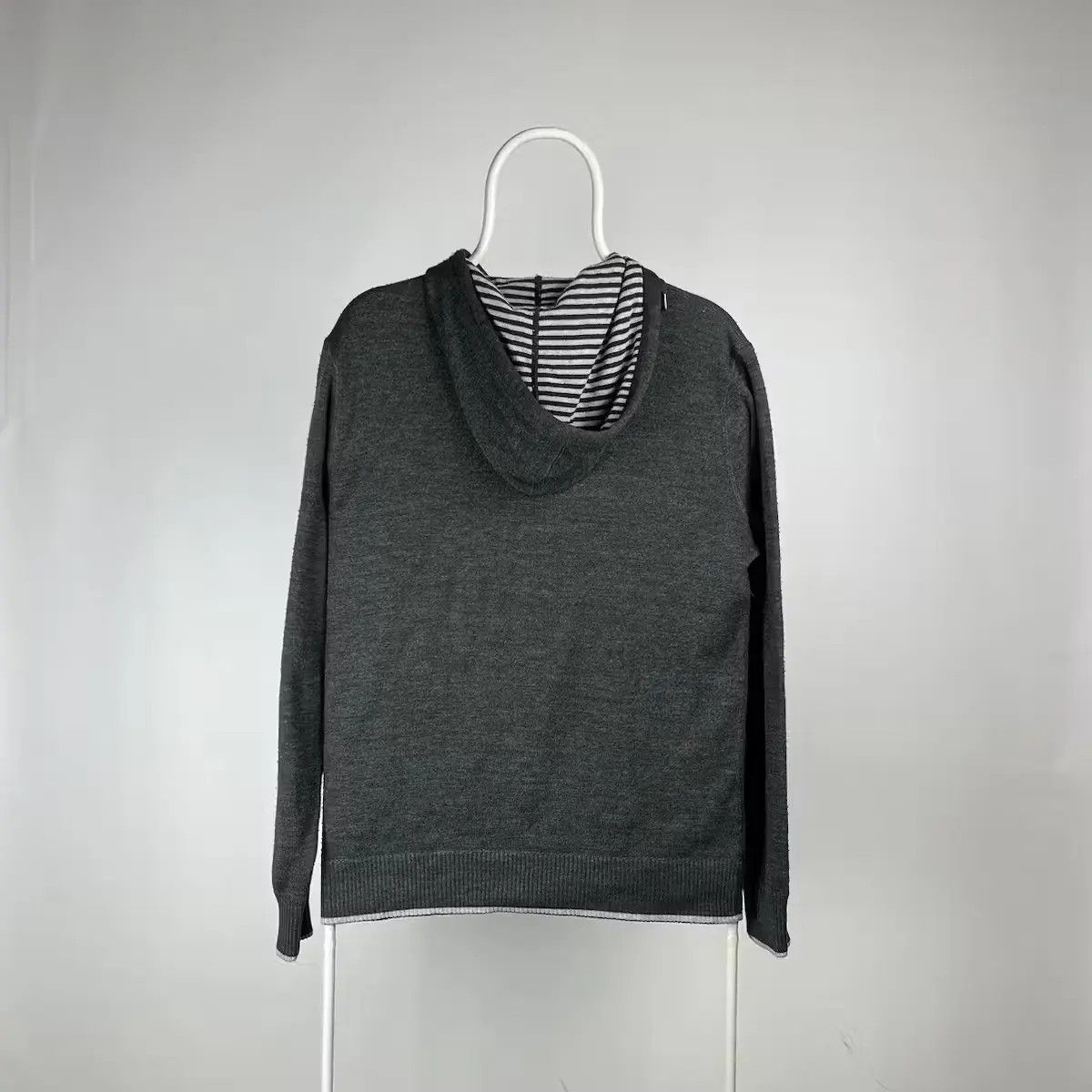 Armani Armani reverse knit sweater hoodie size XLARGE Size US XL / EU 56 / 4 - 3 Thumbnail
