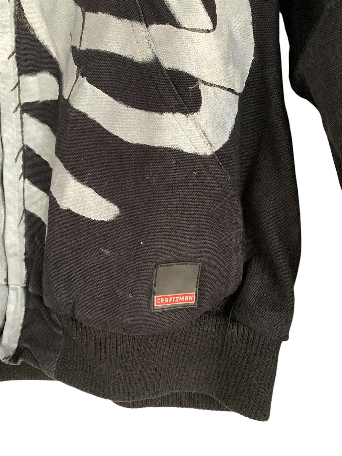Craftsman × Vintage Vintage Craftsman Skeleton Hooded Jacket Custom Paint Size US L / EU 52-54 / 3 - 4 Thumbnail