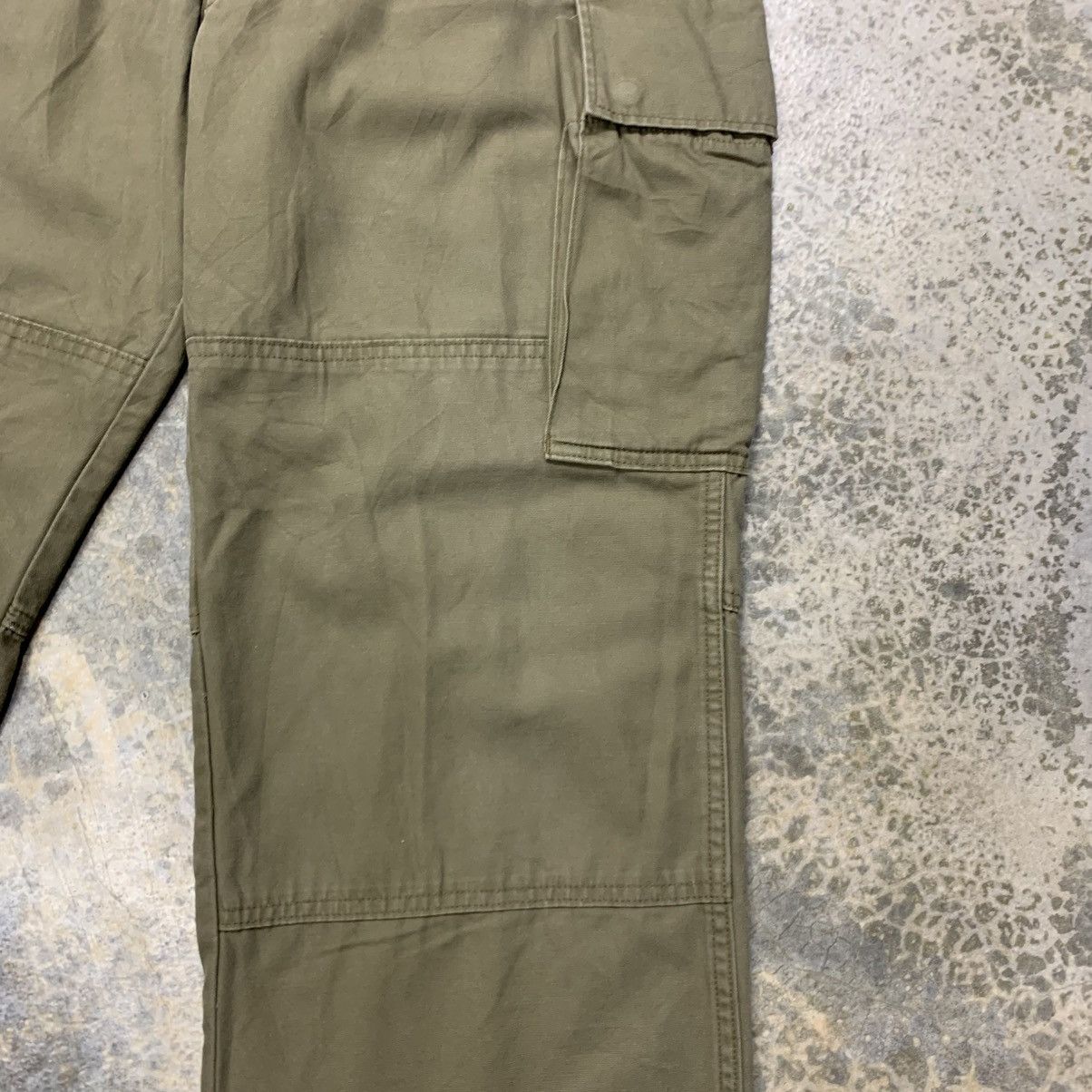 Japanese Brand × Vintage Vtg Blueway Clothing Uniform cargo double knee pants Size US 33 - 5 Thumbnail