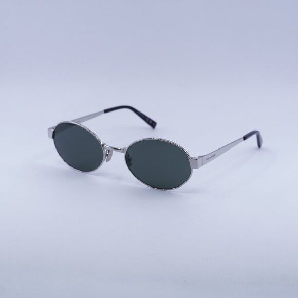 Saint Laurent Paris 🕶️ New Saint Laurent SL692 002 Sunglasses - Shiny Silver Size ONE SIZE - 2 Thumbnail