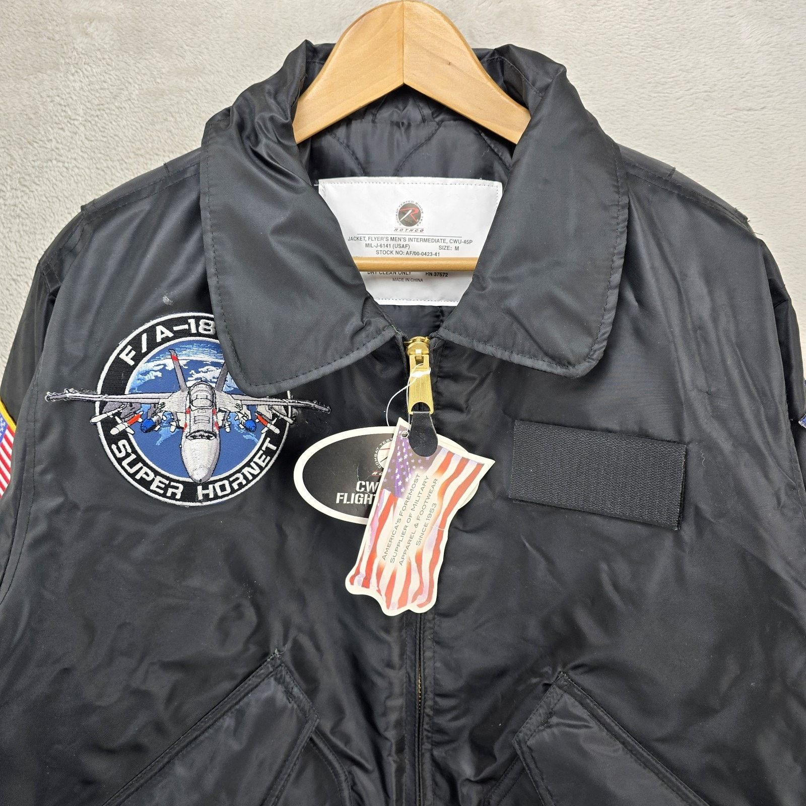 Rothco Rothco Flyer Intermediate CWU-45P Flight Jacket Medium FLAWS Size US M / EU 48-50 / 2 - 3 Thumbnail