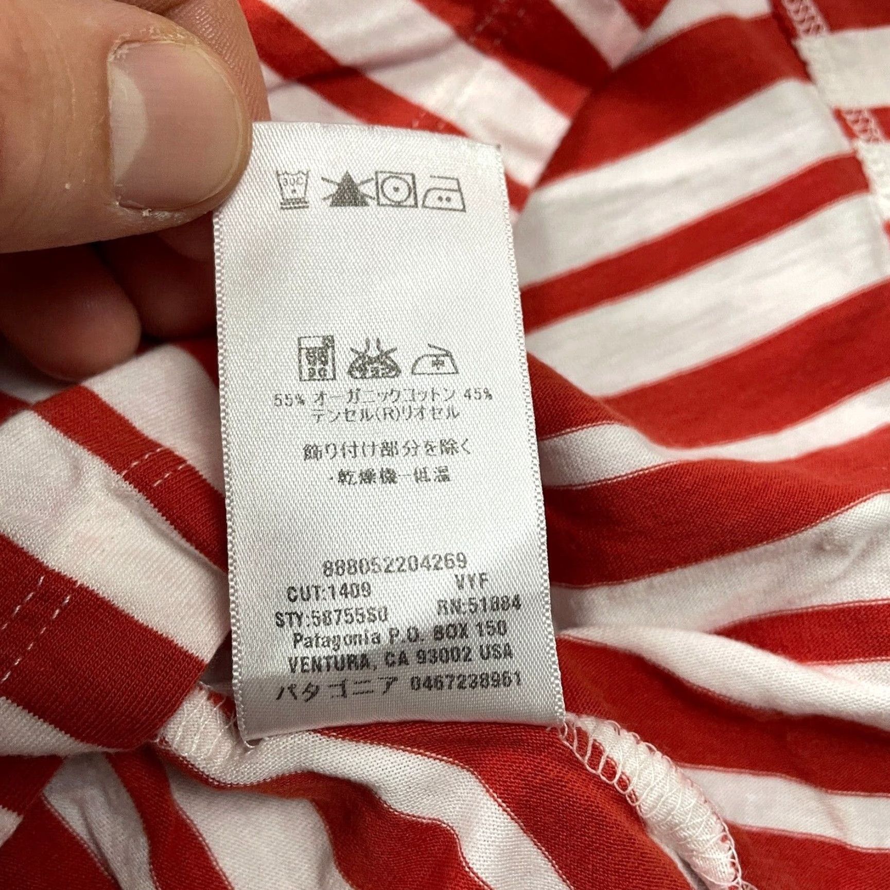 Patagonia Patagonia A-Line Maxi Dress Womens XS White Red Stripe Sleeveless Twisted Cotton Size XS / US 0-2 / IT 36-38 - 4 Thumbnail