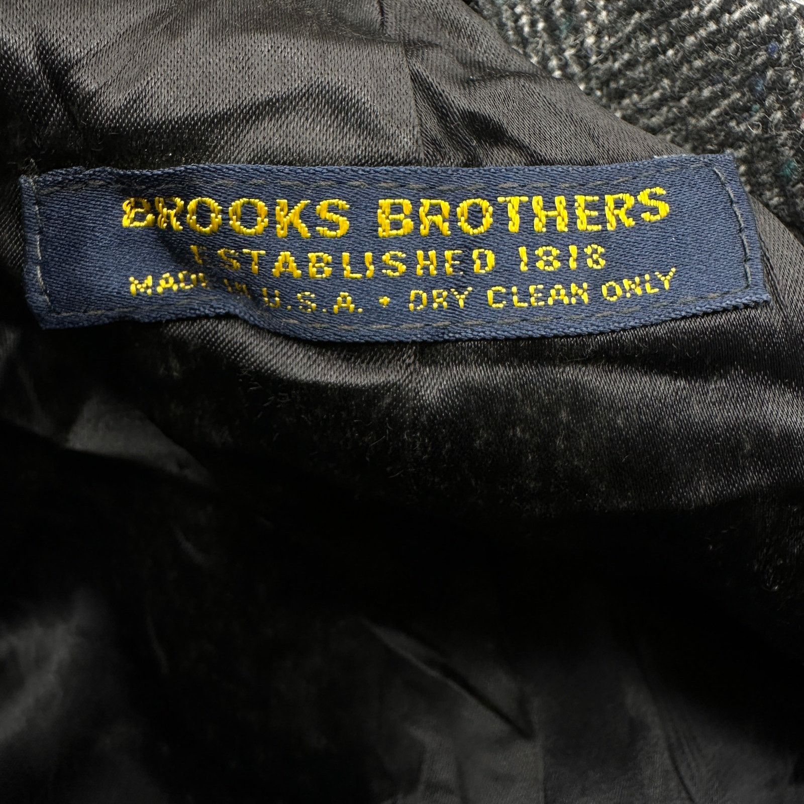 Brooks Brothers VTG Brooks Brothers Herringbone Tweed Long Coat Womens 18 Size XXL / US 16-18 / IT 52-54 - 3 Thumbnail