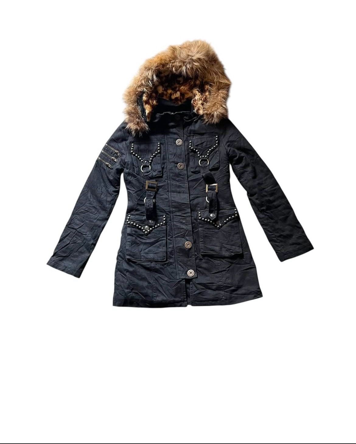 If Six Was Nine × Japanese Brand Vintage D.I.A Fur Racoon Parka Jacket Detachable Hood Size US L / EU 52-54 / 3 - 1 Thumbnail
