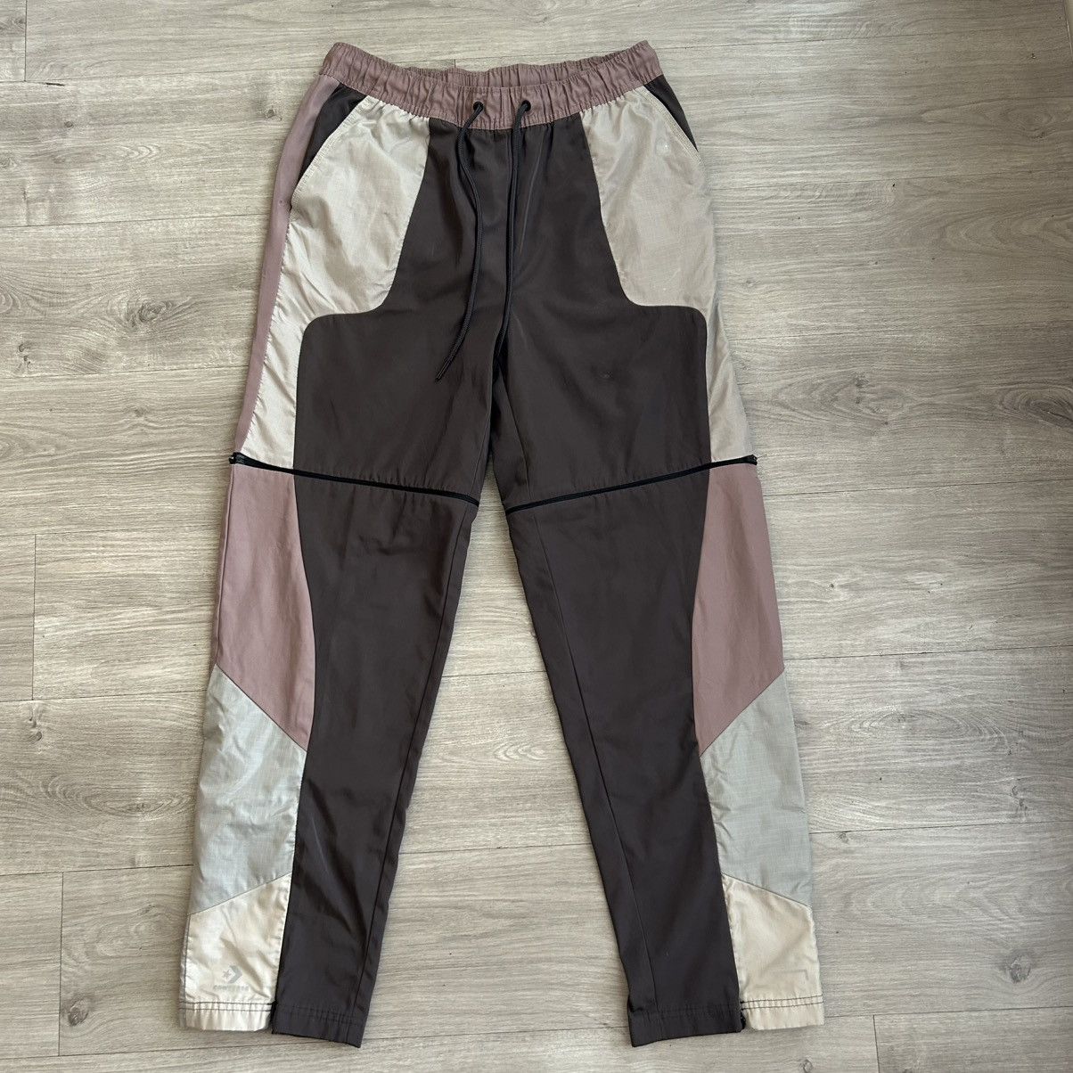 A Cold Wall ACW Asymmetrical track pants shorts