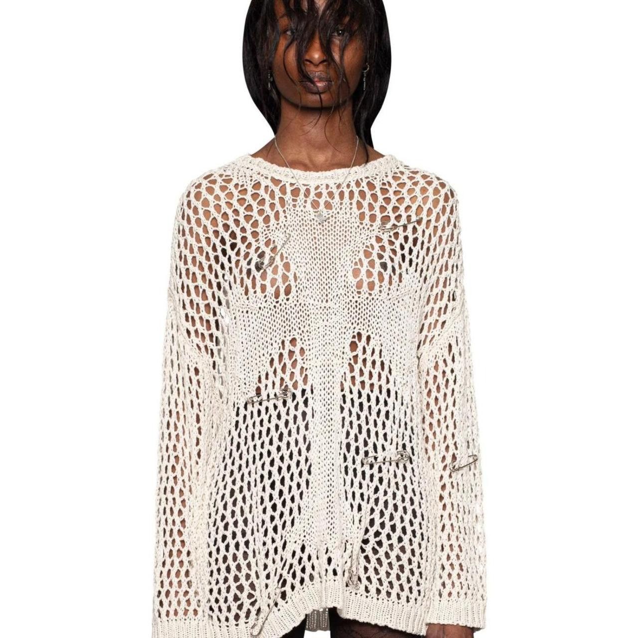 Racer Worldwide Racer Worldwide Cross Knit Sweater Size US L / EU 52-54 / 3 - 2 Thumbnail