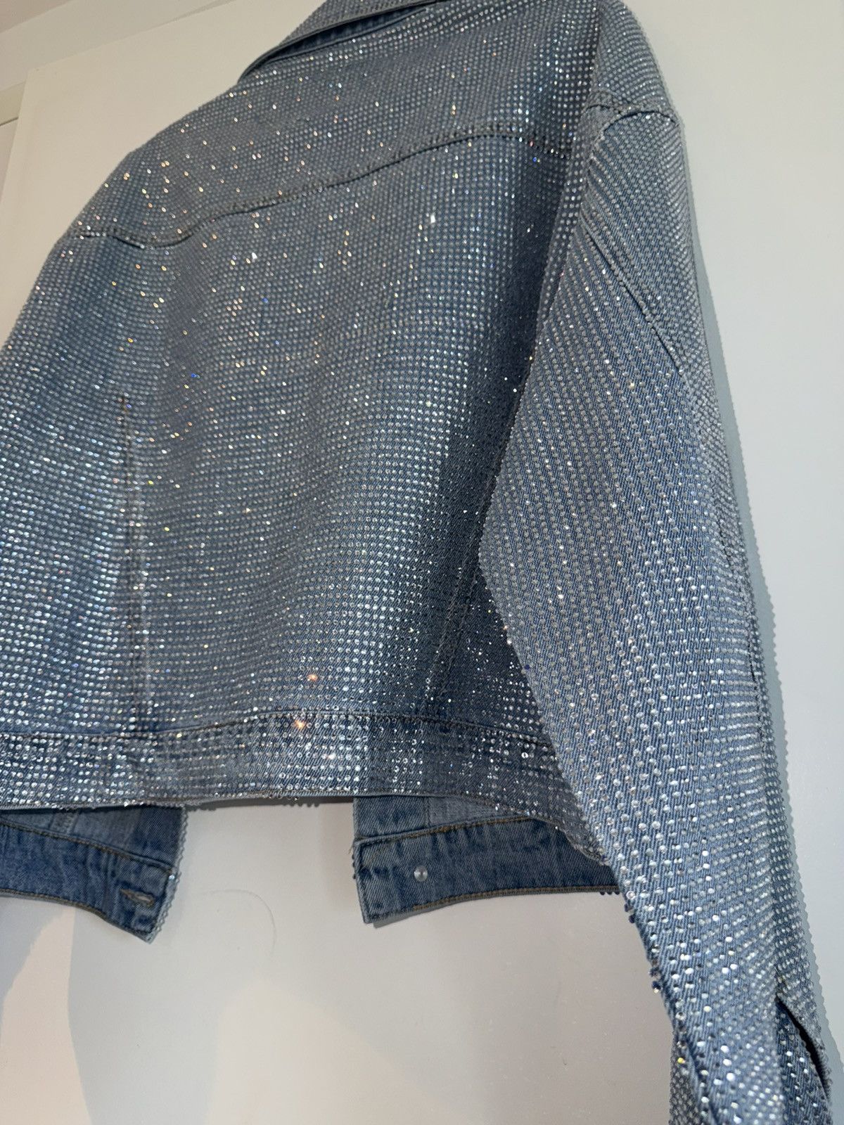 Other Salt Murphy Rhinestone Denim Jacket Size L Size US L / EU 52-54 / 3 - 6 Thumbnail
