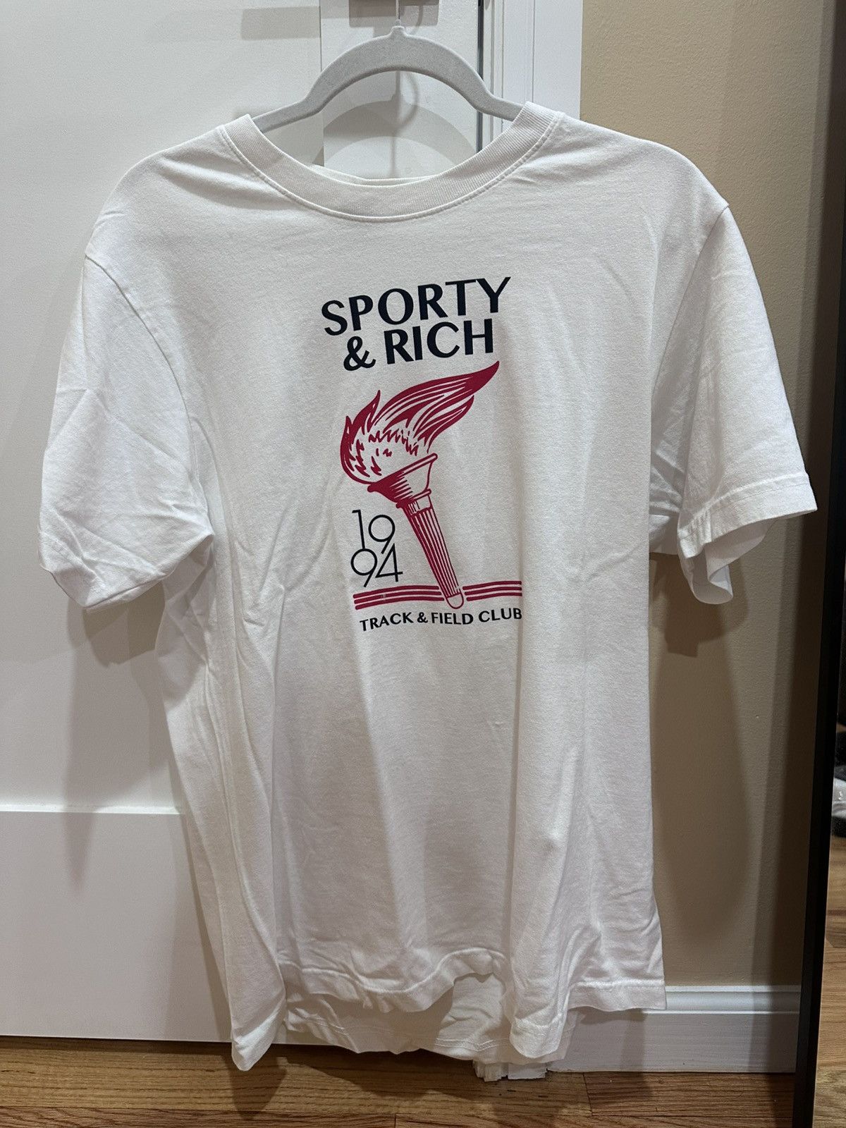 Sporty & Rich Sporty & Rich Track & Field Club T Shirt Size US M / EU 48-50 / 2 - 1 Thumbnail