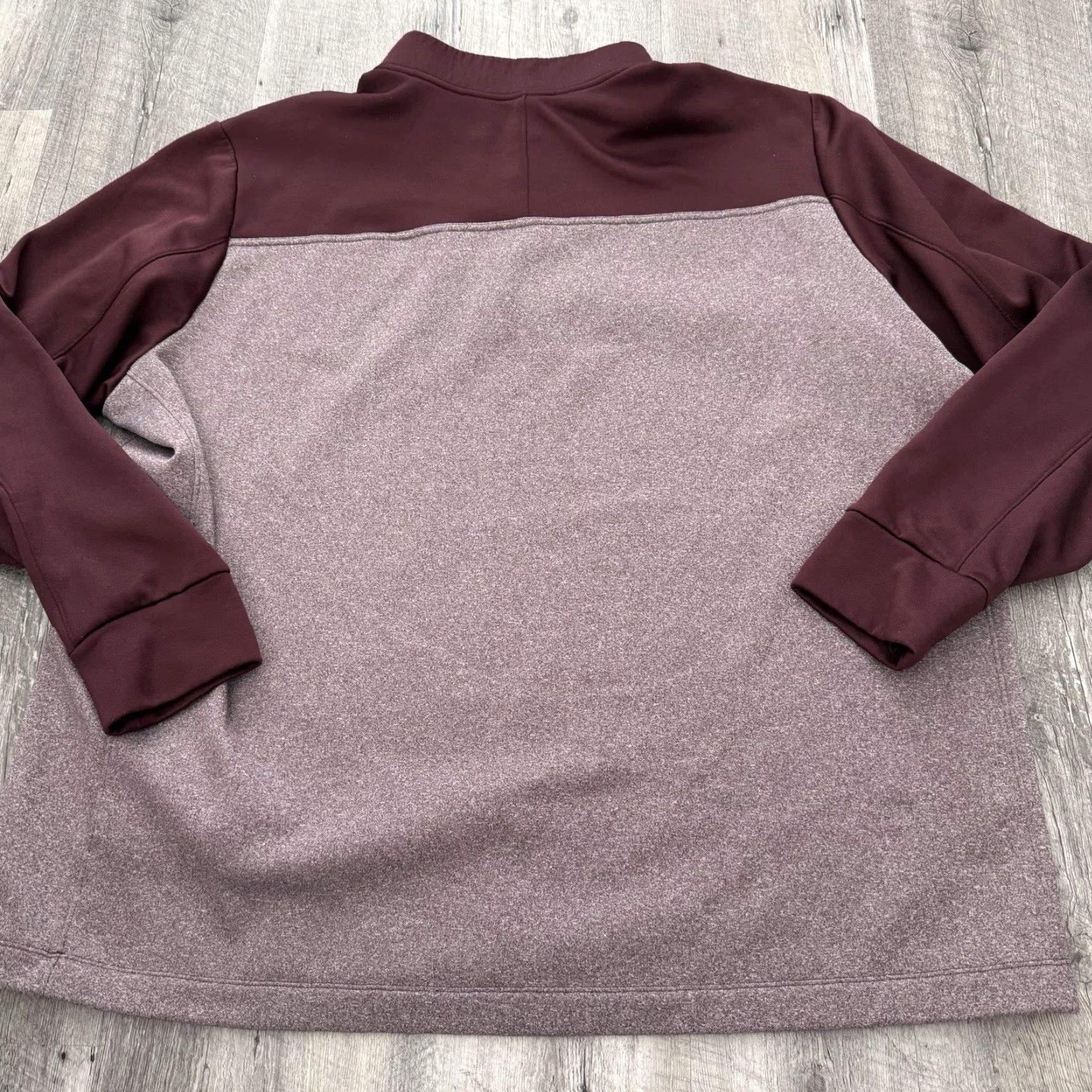 Nike Nike Essential Thermal Golf 1/4 Zip Pullover AA3323-652 Heather Maroon Mens 2XL Size US XXL / EU 58 / 5 - 5 Thumbnail