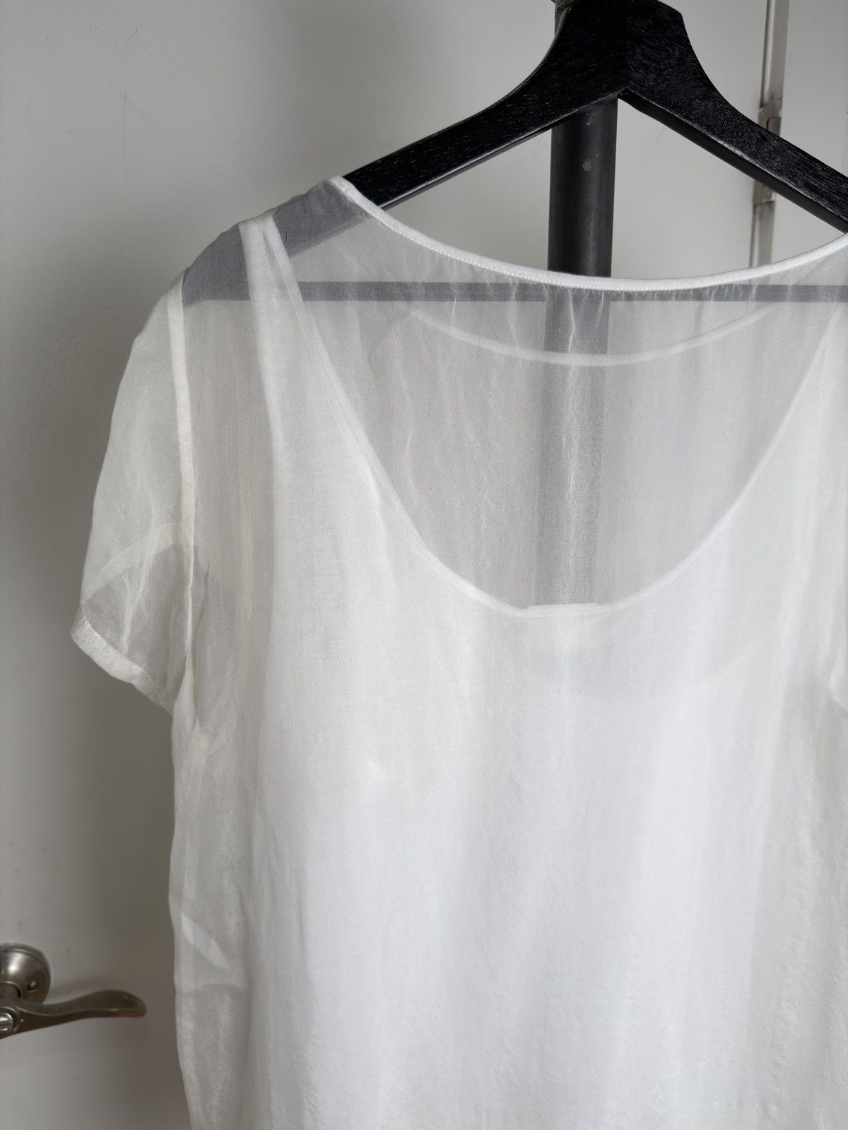 Dries Van Noten Double-Layer Sheer T-Shirt/Tank Top Size S / US 4 / IT 40 - 4 Thumbnail