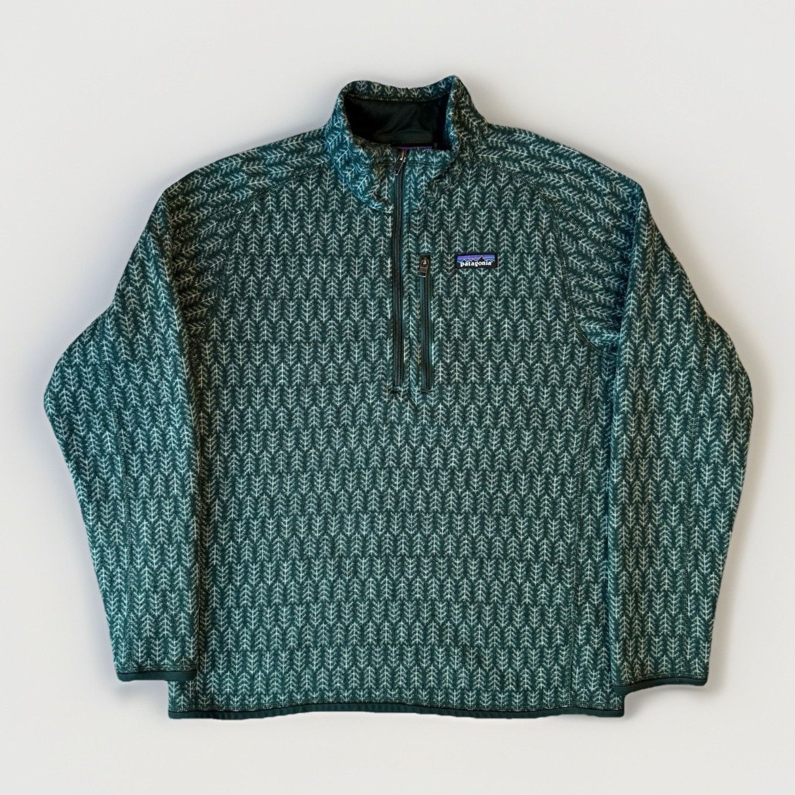 Patagonia Patagonia Better Sweater M Green 1/4 Zip Pine Knit Fleece Size US M / EU 48-50 / 2 - 1 Thumbnail