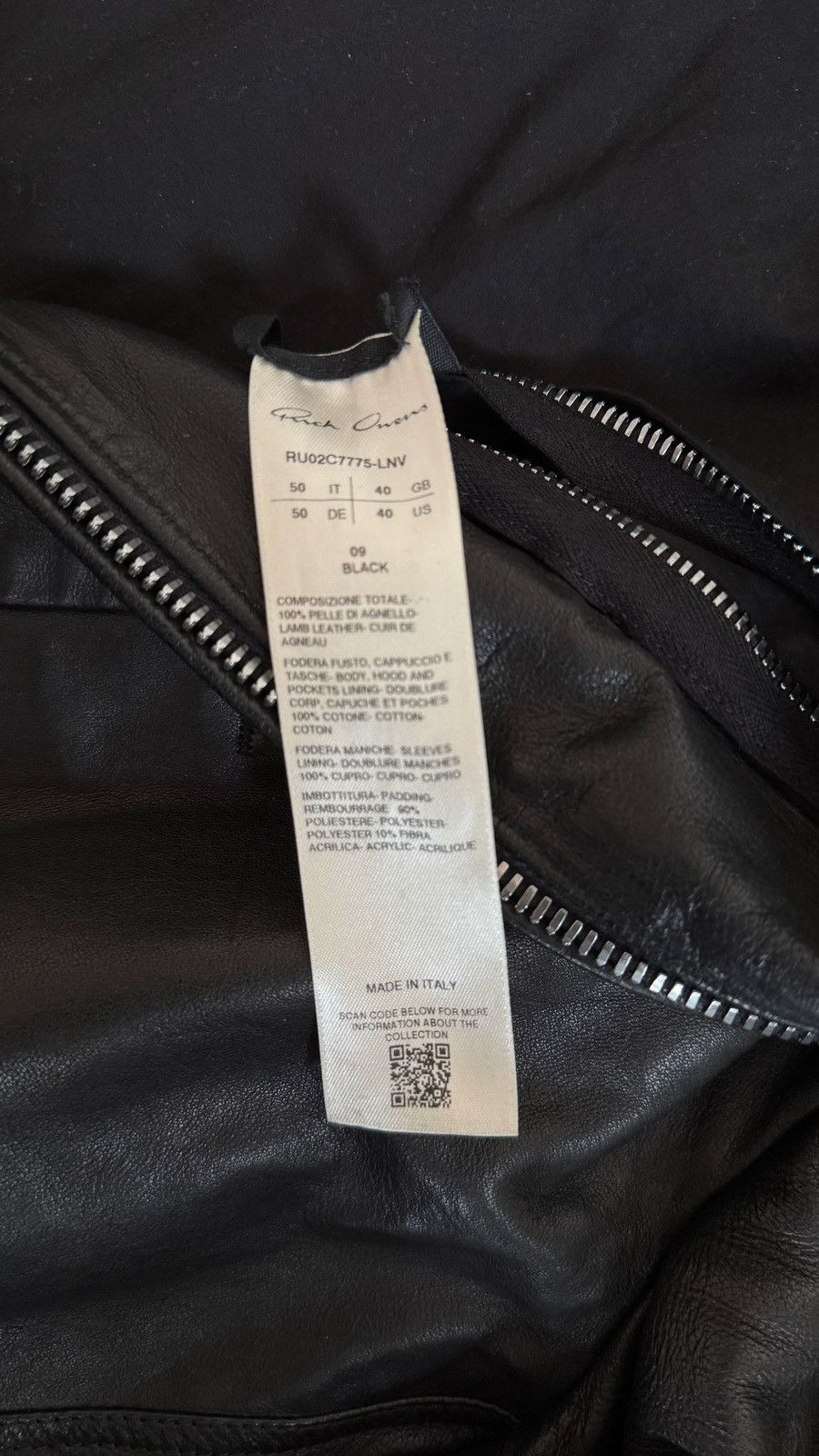Rick Owens Rick owens hooded leather jacket Size US M / EU 48-50 / 2 - 9 Thumbnail