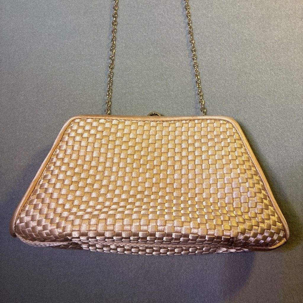 The Unbranded Brand Satin Clutch Bag with Chain Size ONE SIZE - 2 Thumbnail