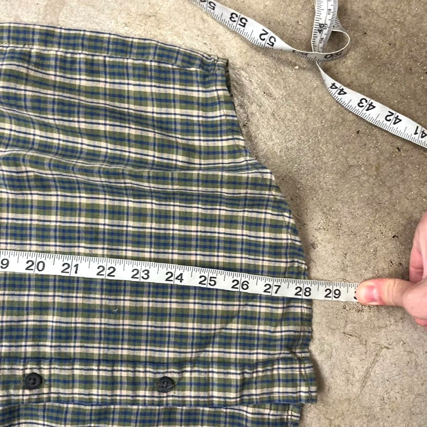 Cherokee VINTAGE Y2K Cherokee Button Shirt Green Plaid Short Sleeve Mens Small Size US S / EU 44-46 / 1 - 5 Thumbnail