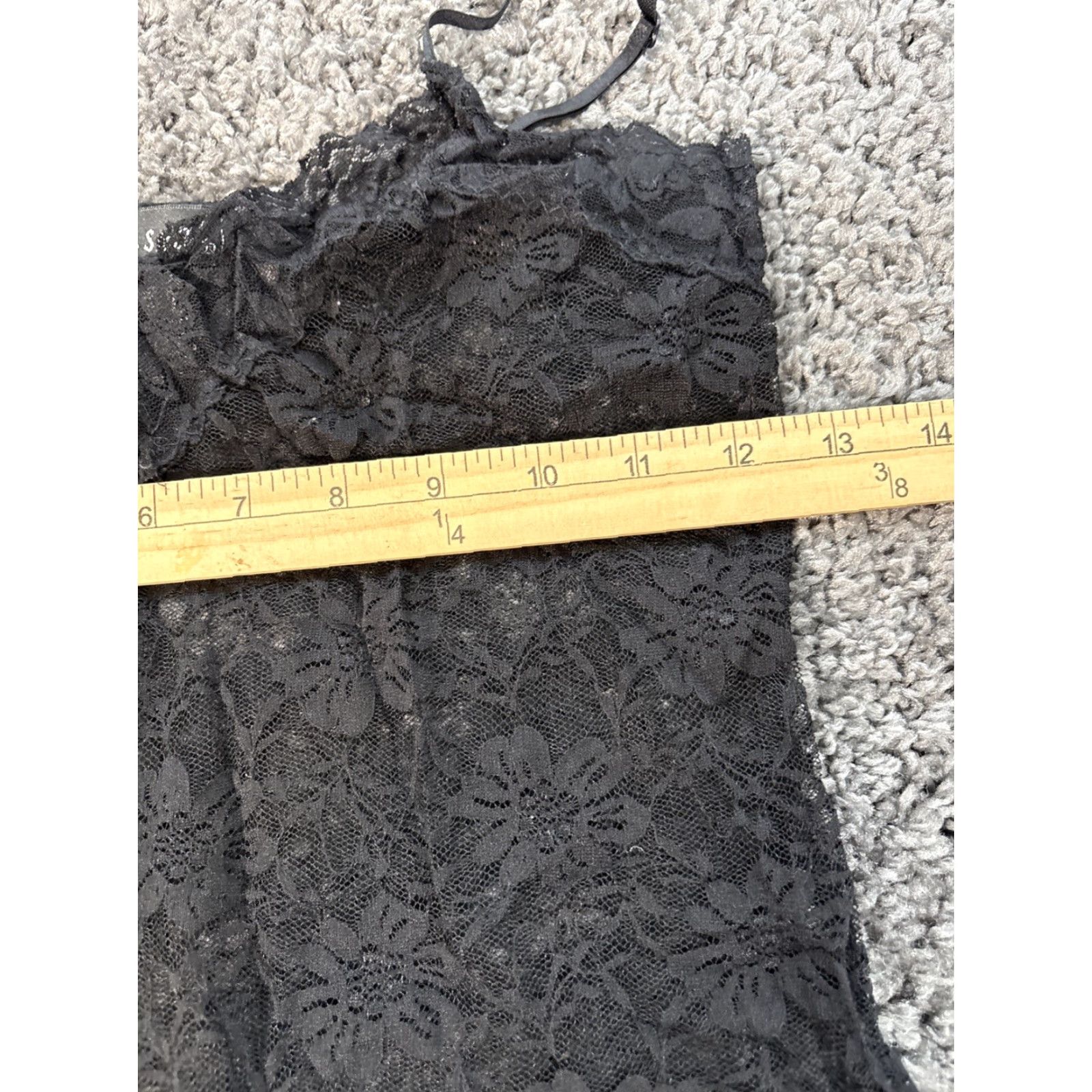Vintage Vintage Wet Seal Slip Dress 90s Black Medium Floral Lace Camisole User: Vintage Wet Seal Slip Dress 90s Black Medium Floral Lace Camisole Size M / US 6-8 / IT 42-44 - 3 Thumbnail