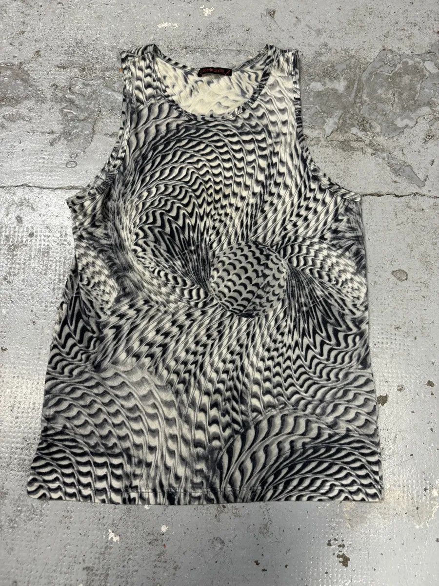 Roberto Cavalli SS2001 Roberto Cavalli Hallucination Tornado Tank Top Size XS / US 0-2 / IT 36-38 - 1 Thumbnail