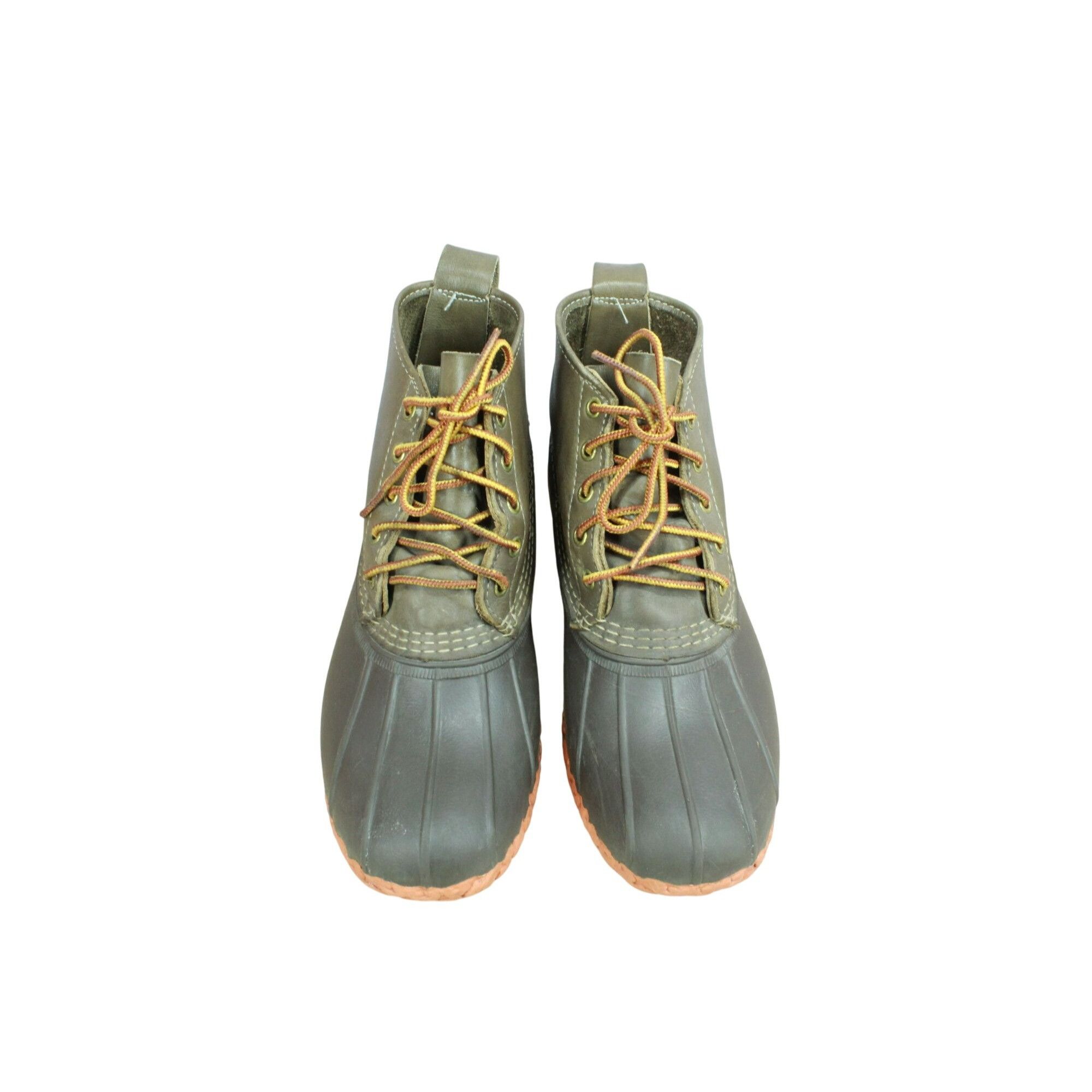 Leather LL Bean Women's Leather Unlined Ankle Duck Boots Size 10 M Size US 10 / IT 40 - 5 Thumbnail