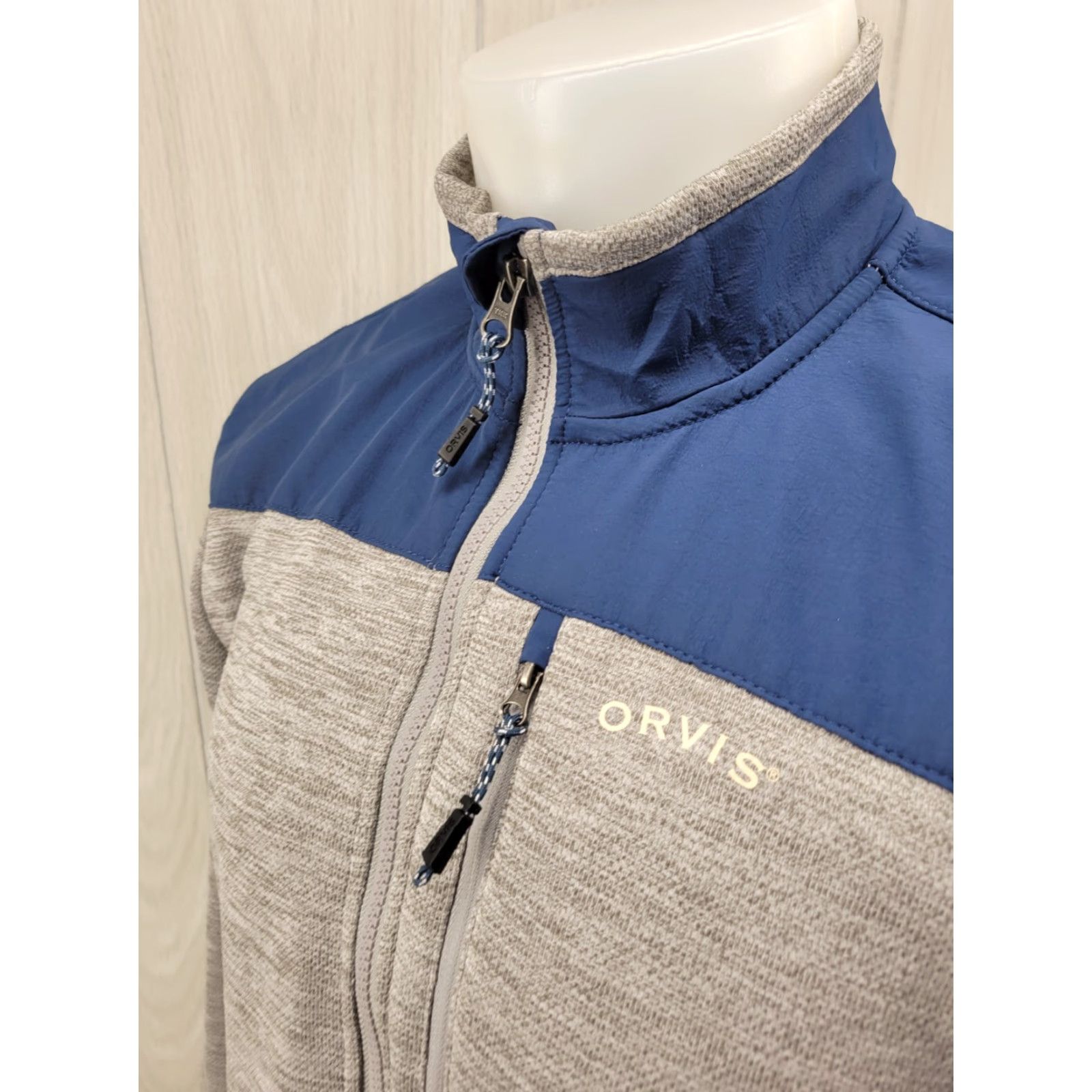 Orvis Orvis Jacket Mens XL Gray Full Zip Fleece Lined Long Sleeve Outdoors Size US XL / EU 56 / 4 - 3 Thumbnail