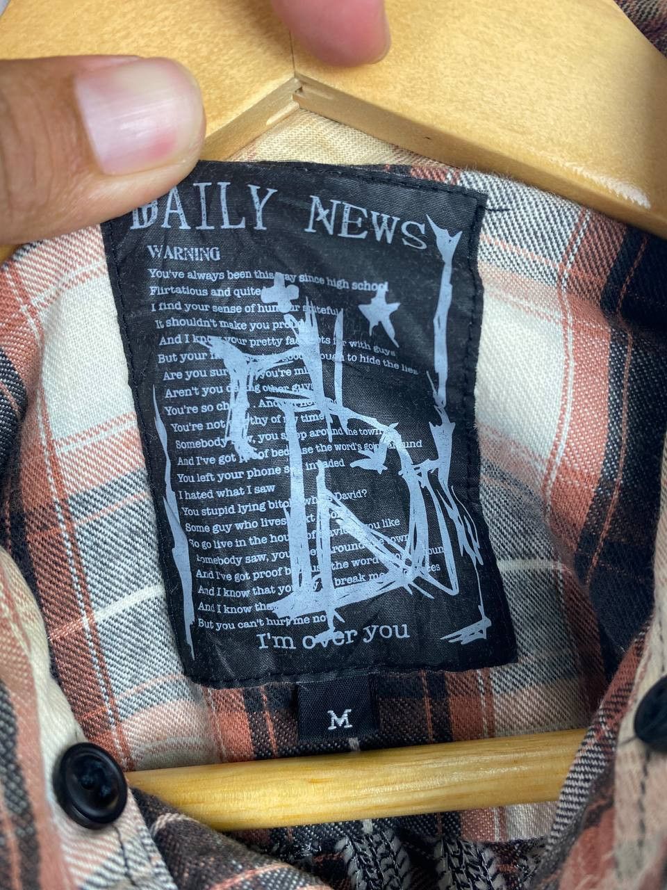 Japanese Brand daily news japanese brand shadow plaid shirt nice design Size US M / EU 48-50 / 2 - 7 Thumbnail