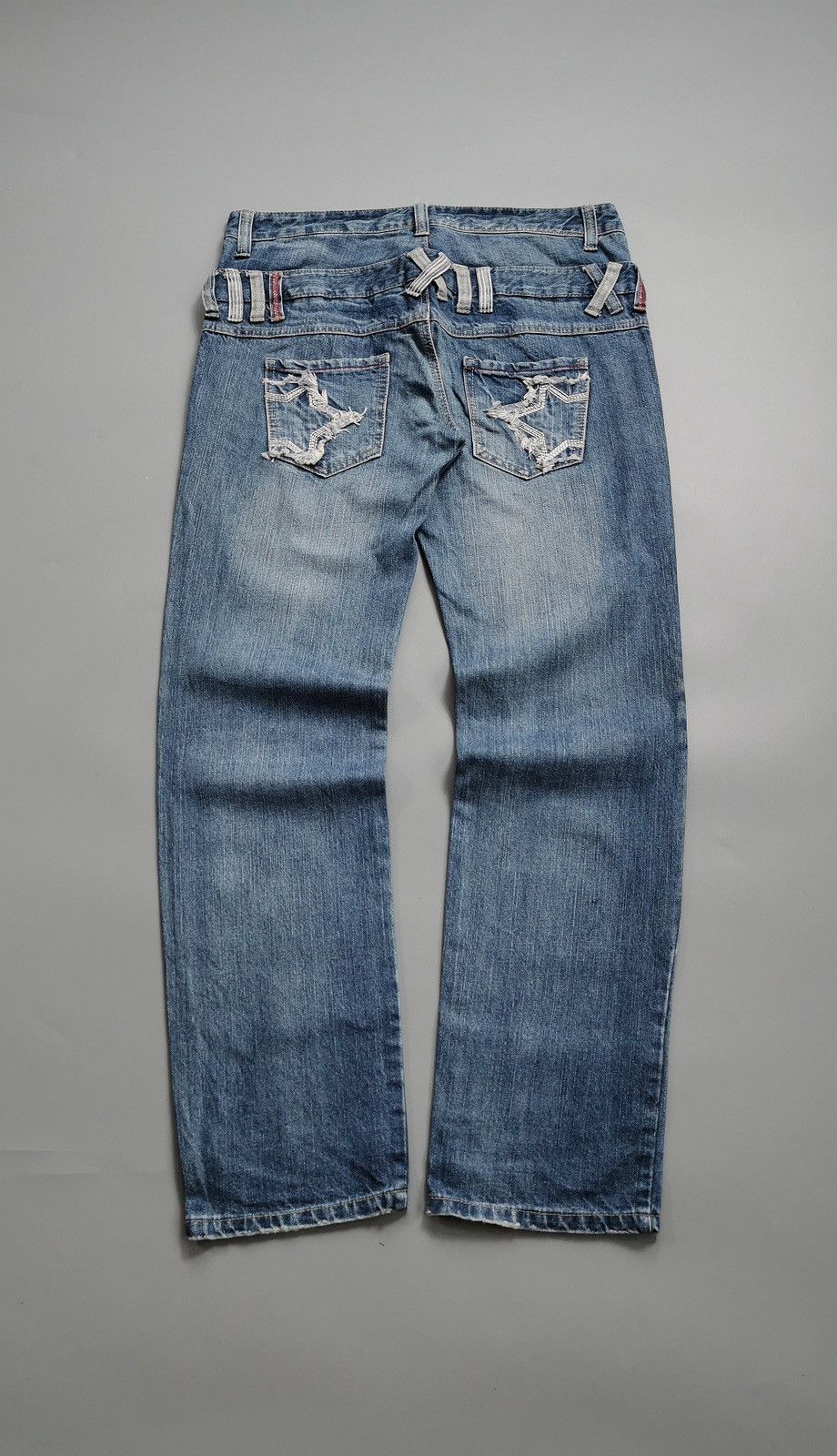 Other Double Waist Distressed Jeans Size US 34 / EU 50 - 6 Thumbnail