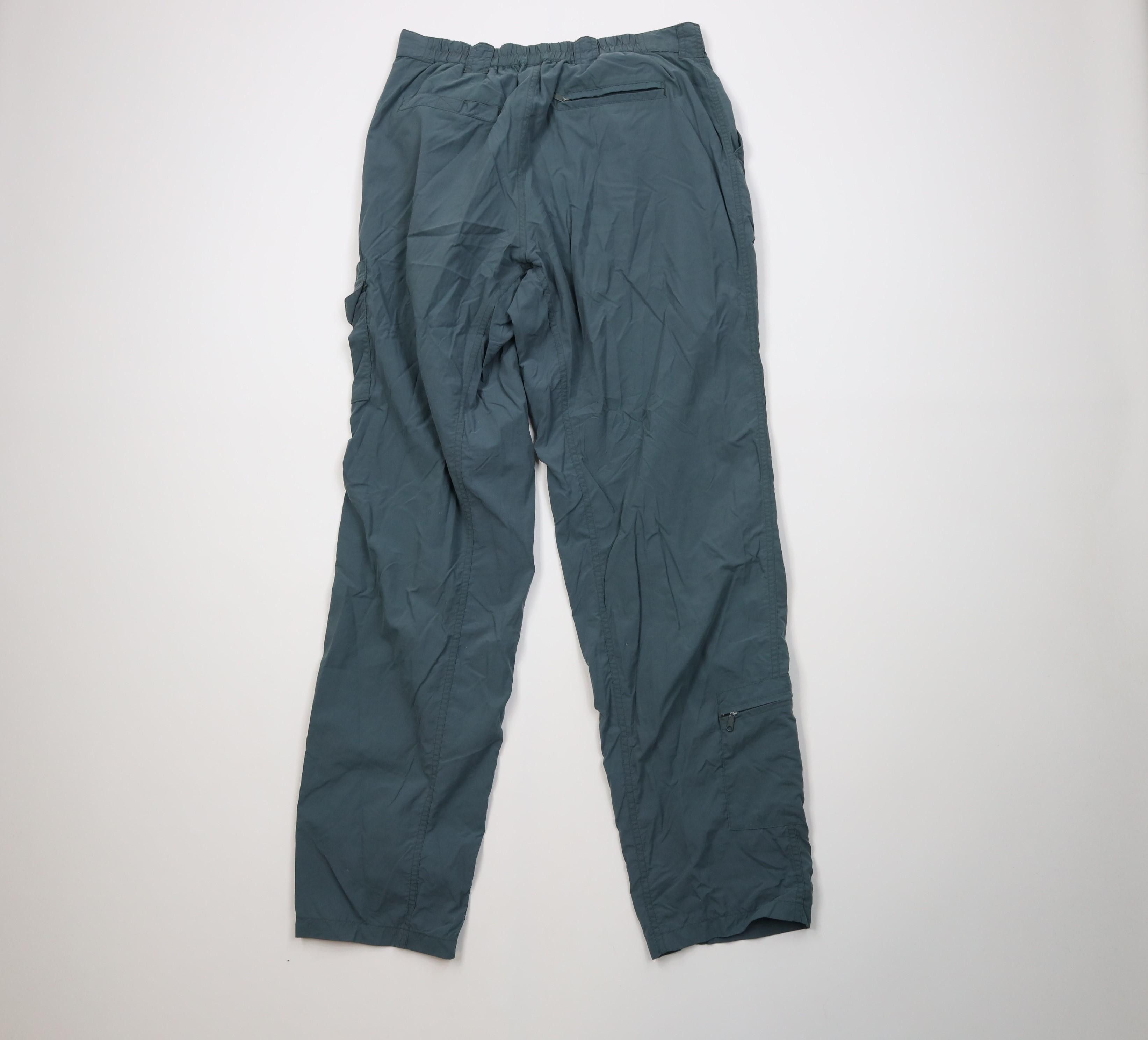 ExOfficio Vintage 90s Y2K ExOfficio Hiking Trekking Pants Teal Green Size US 34 / EU 50 - 10 Thumbnail