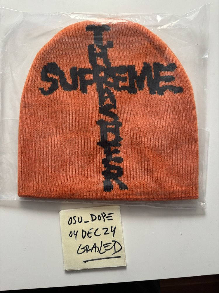 Supreme × Thrasher supreme x thrasher beanie (orange) Size ONE SIZE - 3 Thumbnail