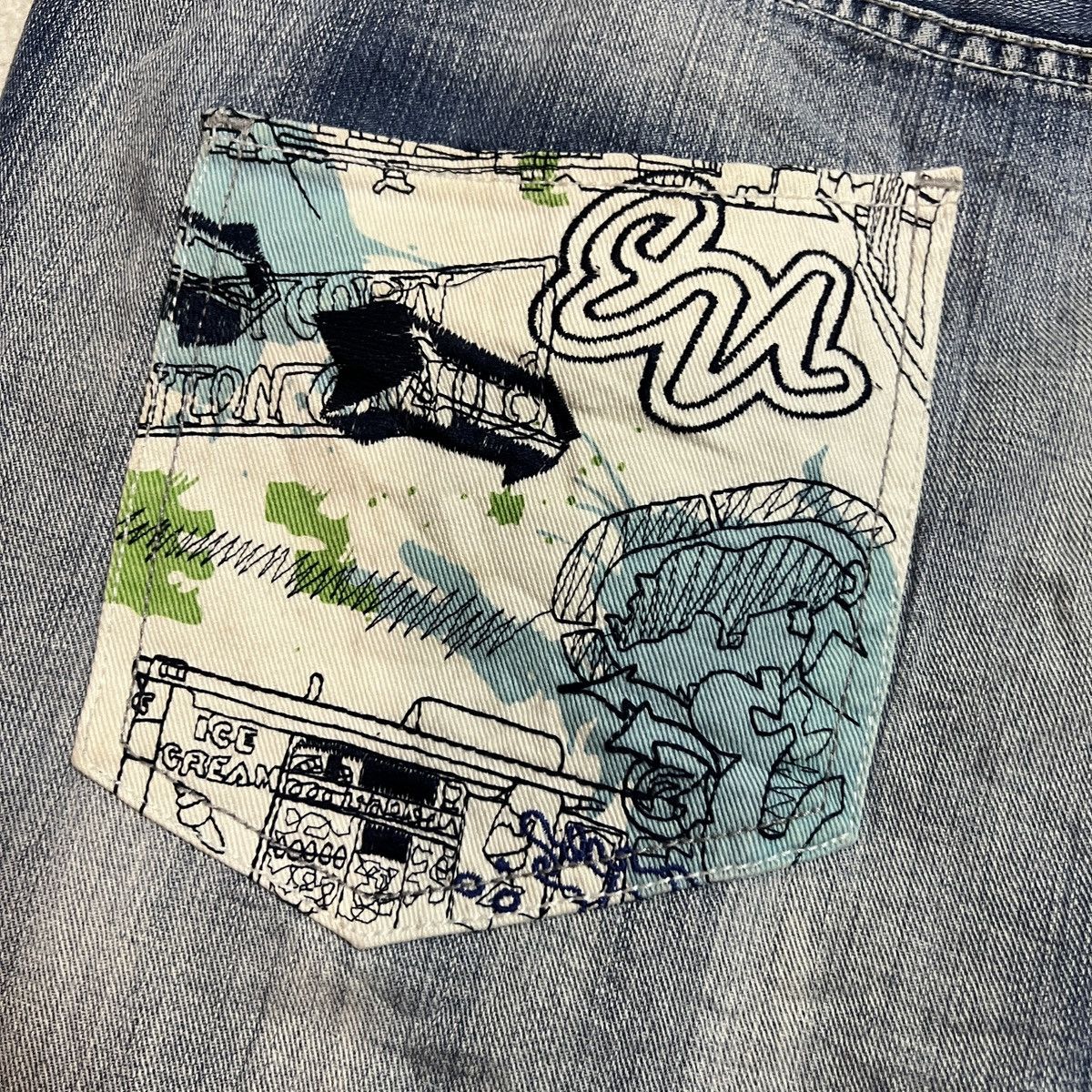 Ecko Unltd. Ecko Unltd Graffiti Shorts Baggy Vintage Y2K Jorts Size 36 Size US 36 / EU 52 - 3 Thumbnail