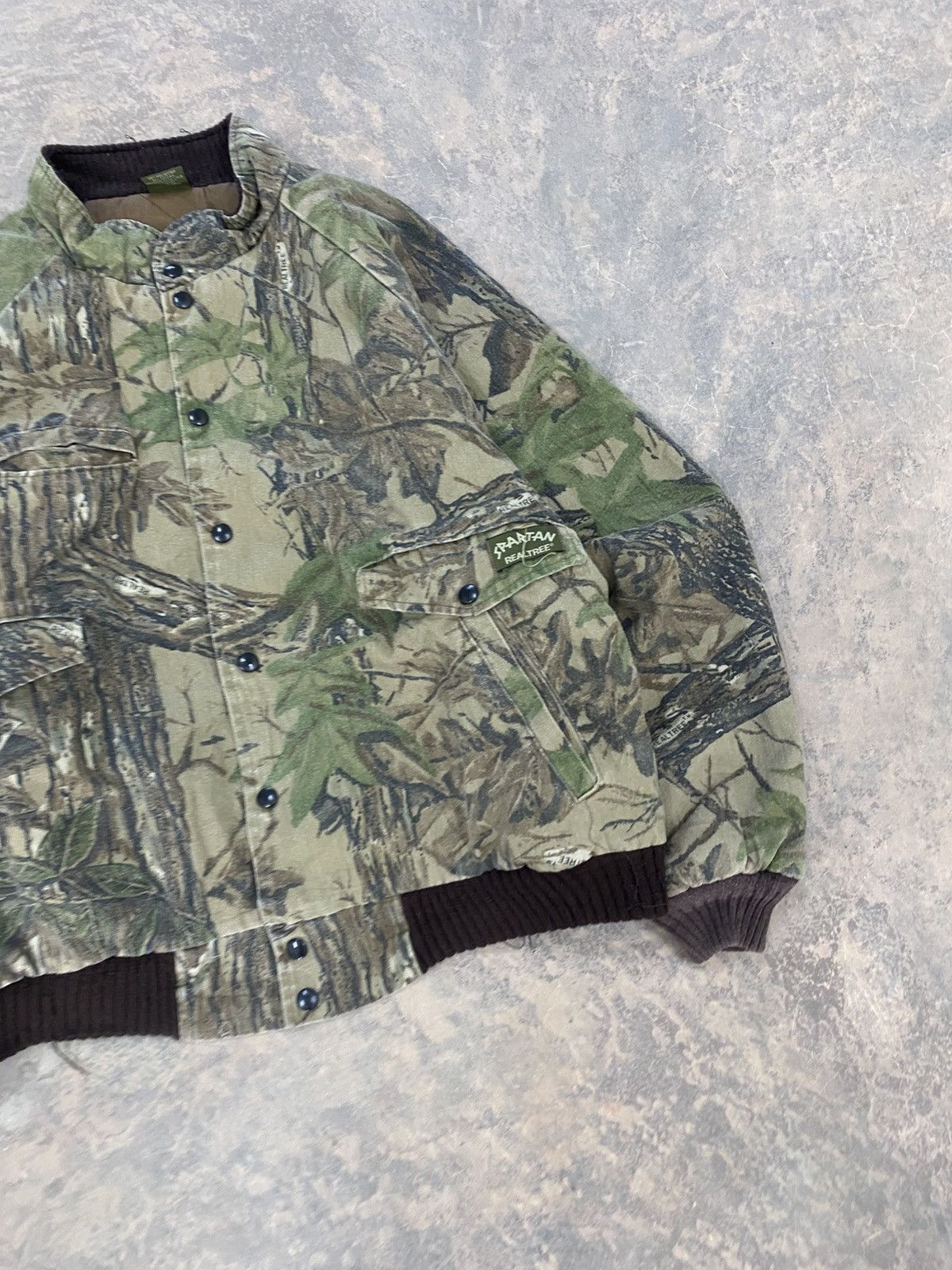 Realtree Spartan Realtree Hunting Jacket 90s Camo Lgb Military Size US L / EU 52-54 / 3 - 3 Thumbnail